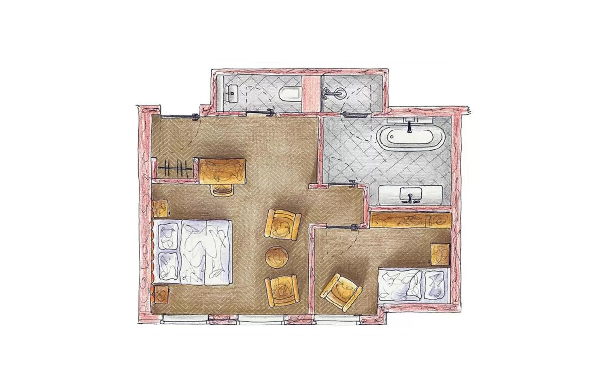 Floor plan in Das James