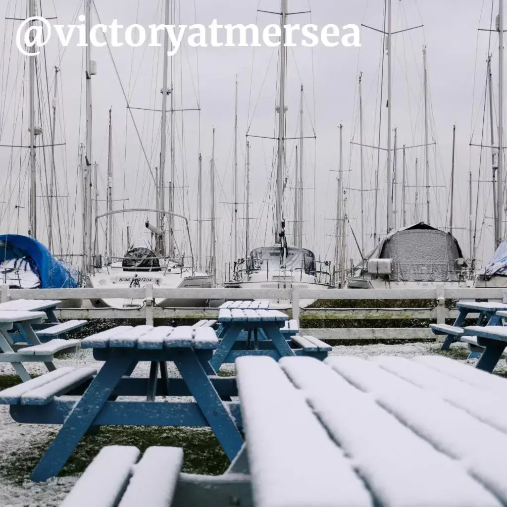 Winter in The Victory at Mersea