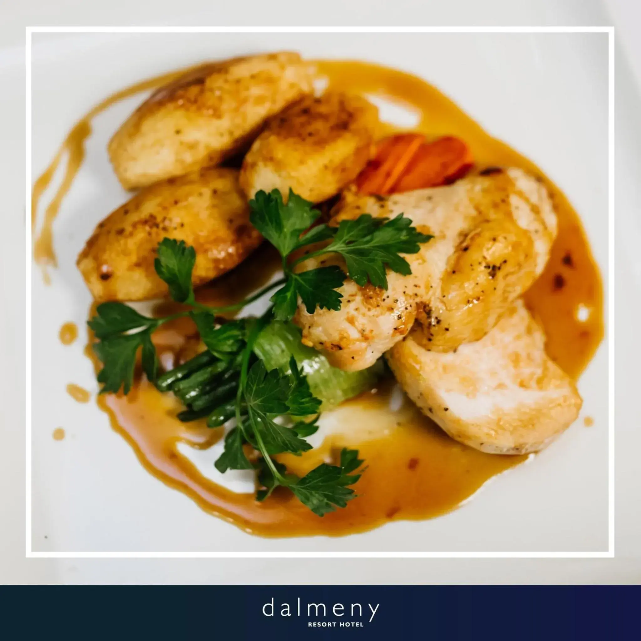 Restaurant/places to eat, Food in Dalmeny Resort Hotel
