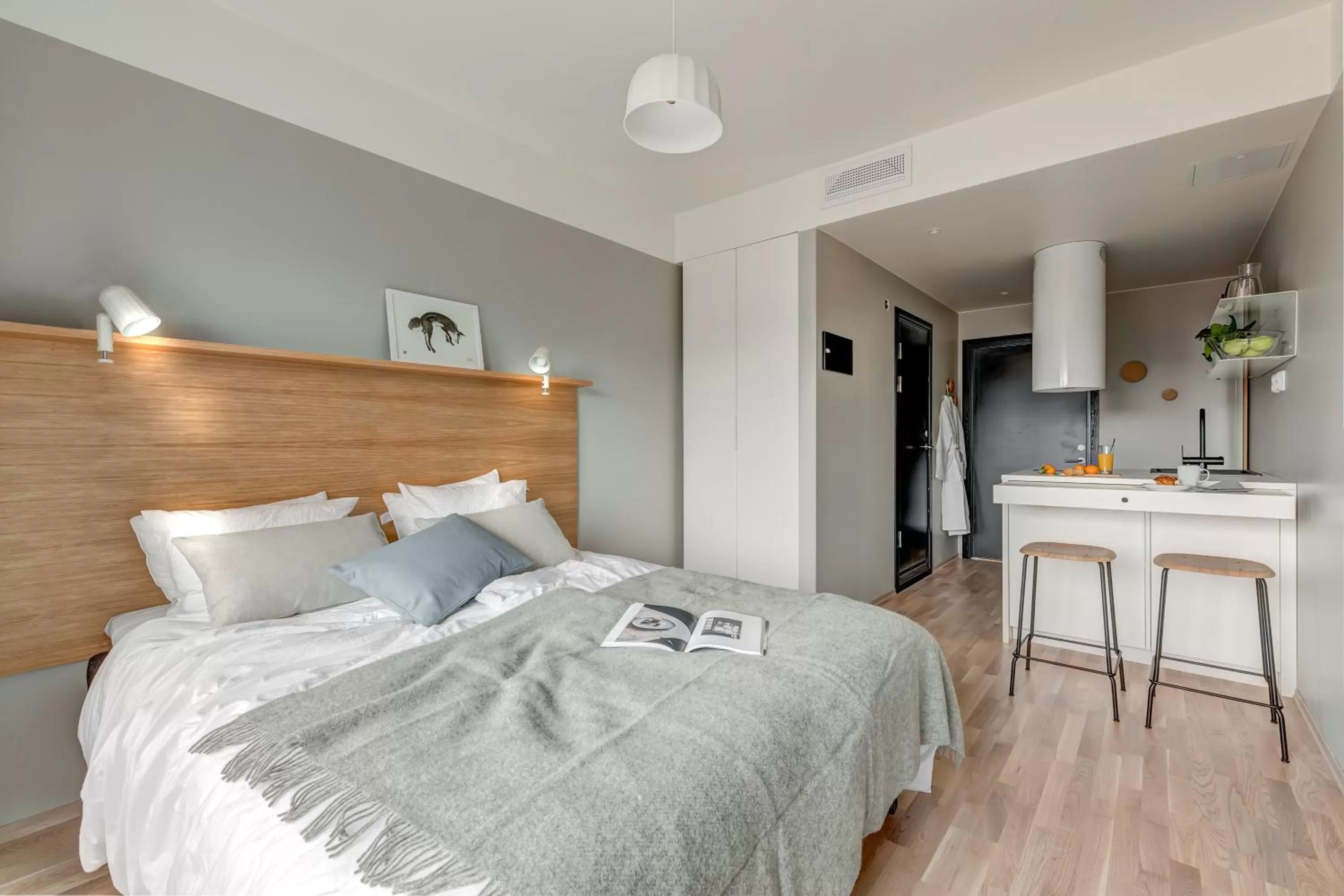 Bed in Forenom Aparthotel Oslo