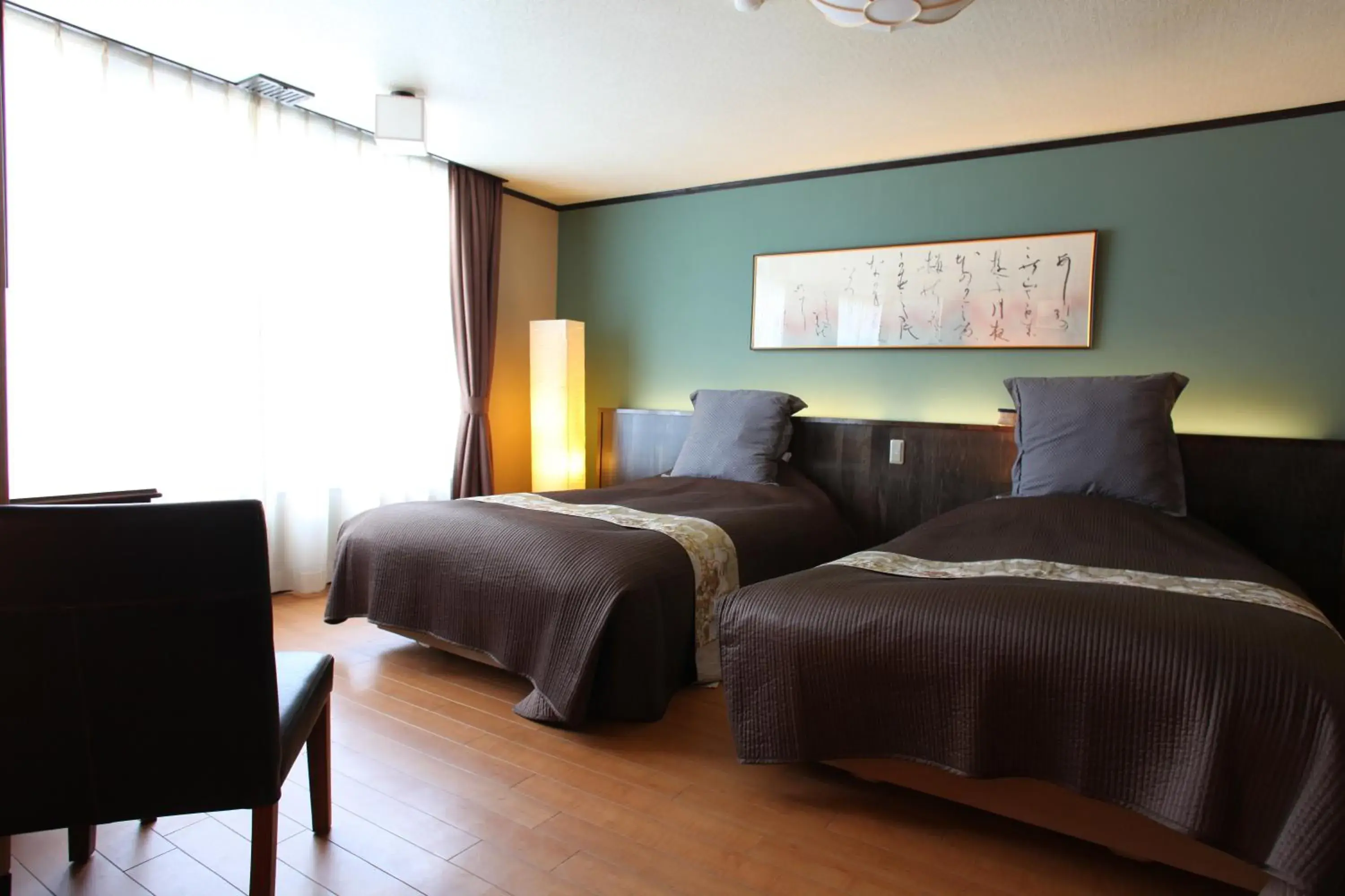 Bed in Ryokan Biyunoyado Bed in Ryokan Biyunoyado