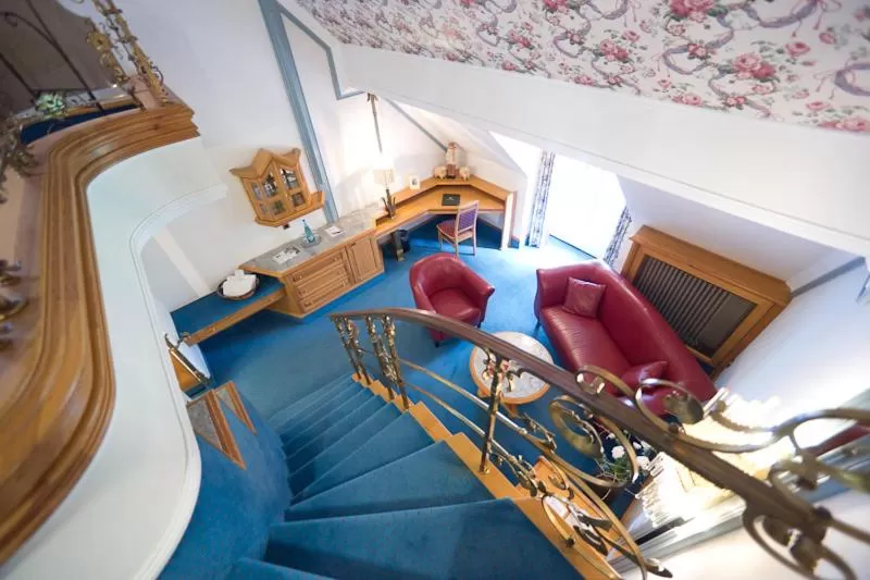 Communal lounge/ TV room in Hotel Aselager Mühle