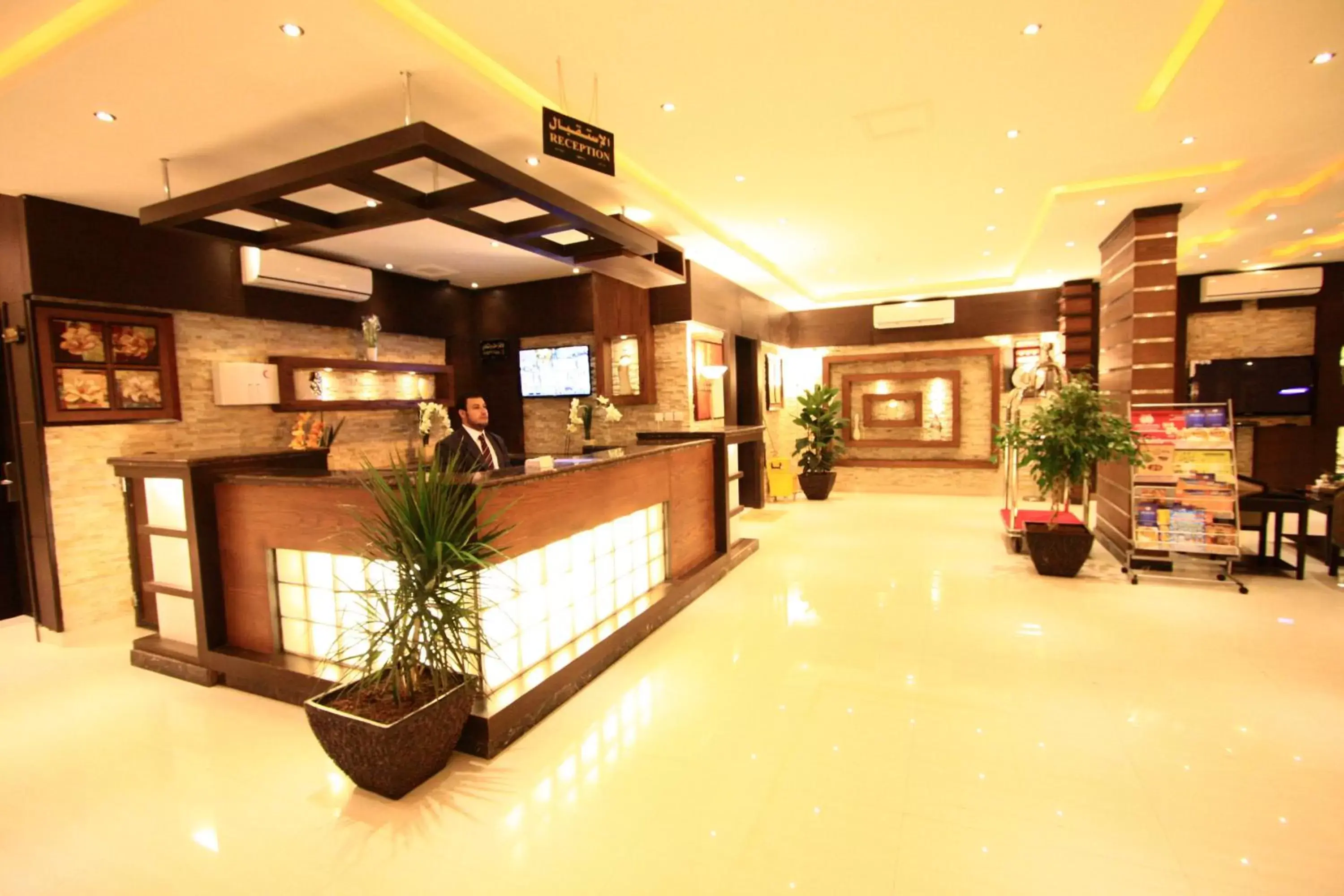 Lobby or reception, Lobby/Reception in Rest Night Hotel Suites- - AL Nafal