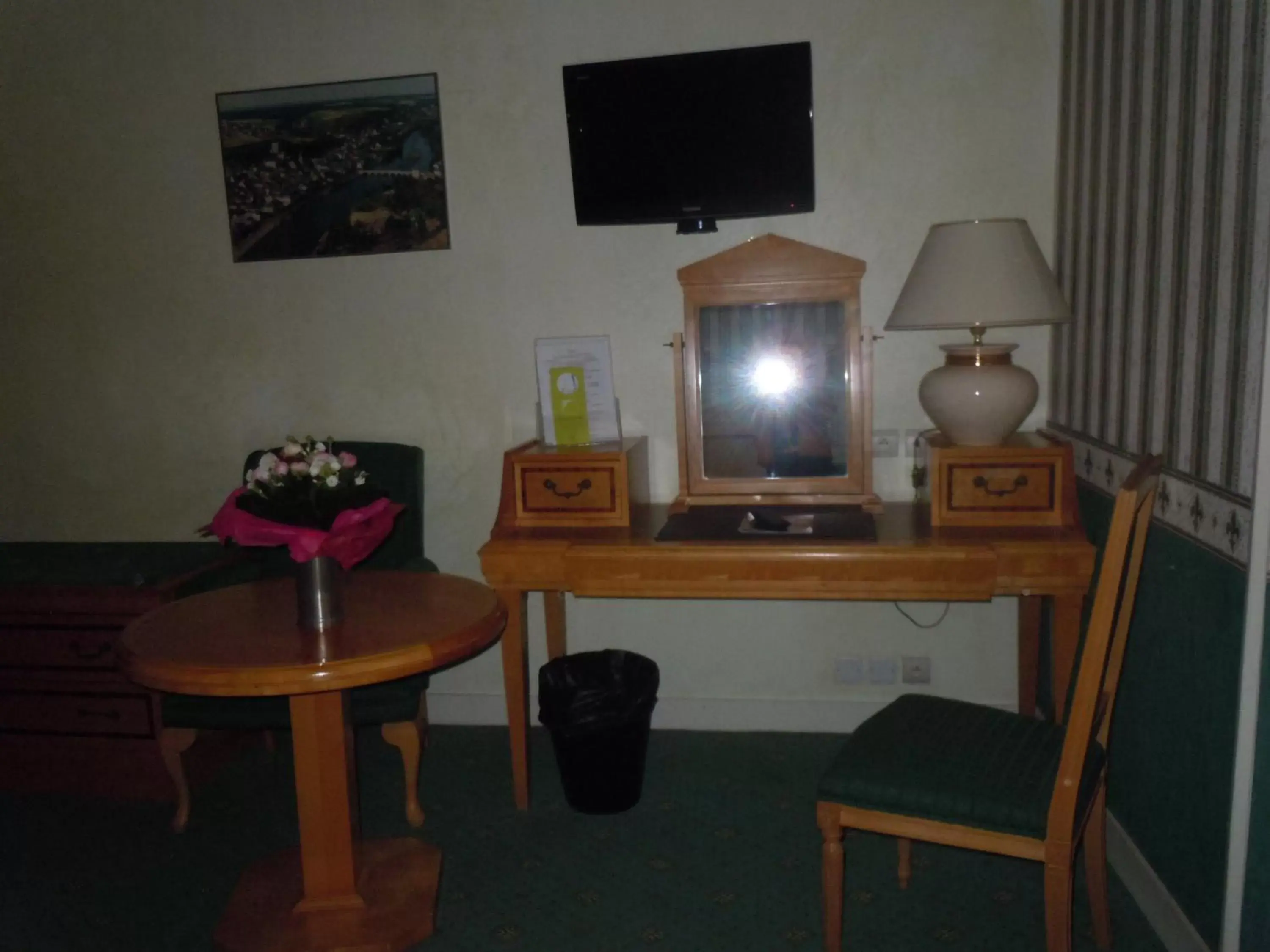 Decorative detail, TV/Entertainment Center in La Croix Blanche