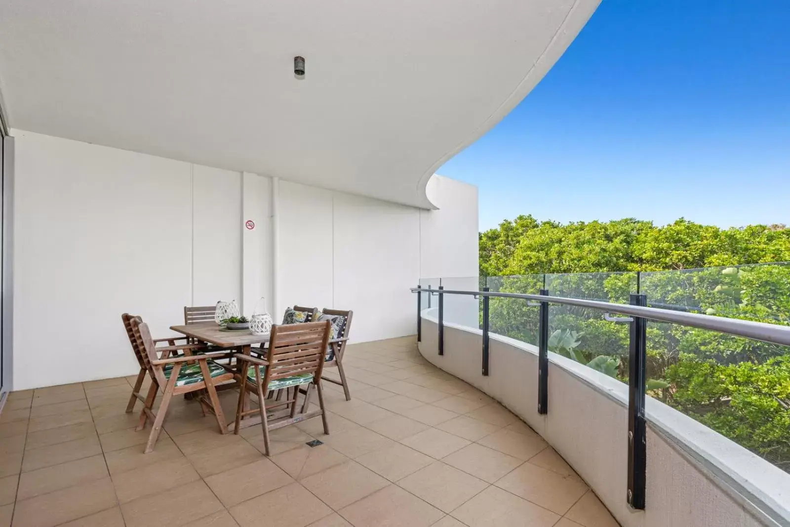 View (from property/room), Balcony/Terrace in Cotton Beach Resort - Tweed Coast Holidays ®