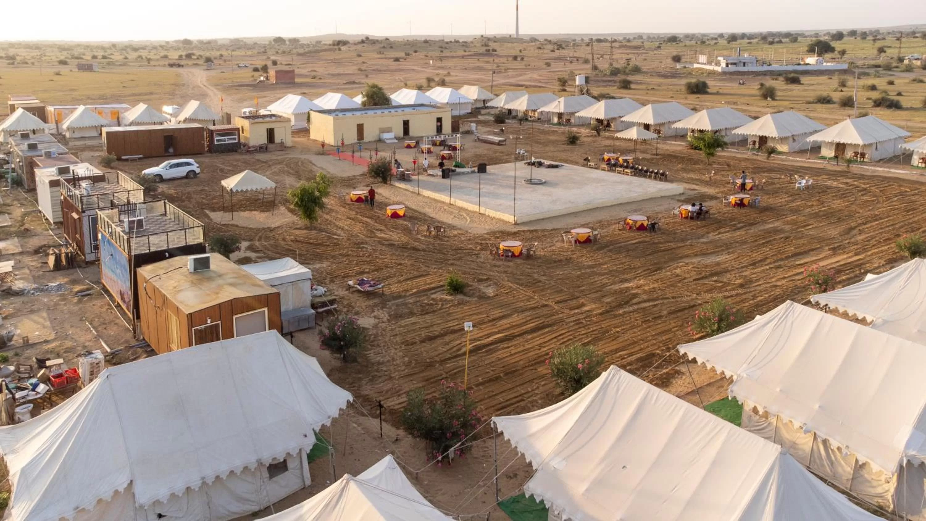 Property building in Bhati Desert Camp Sam