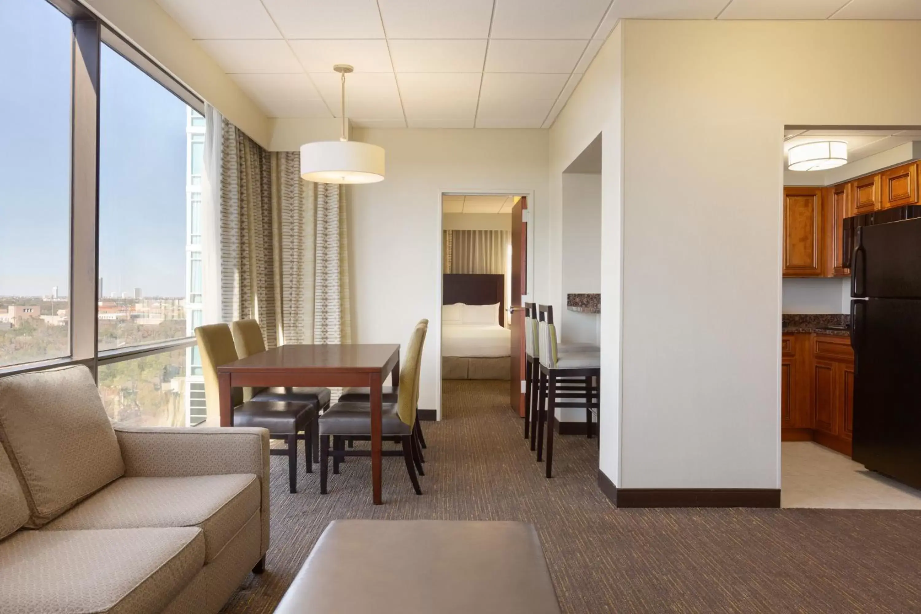 Living room, Dining Area in DoubleTree by Hilton Houston Medical Center Hotel & Suites