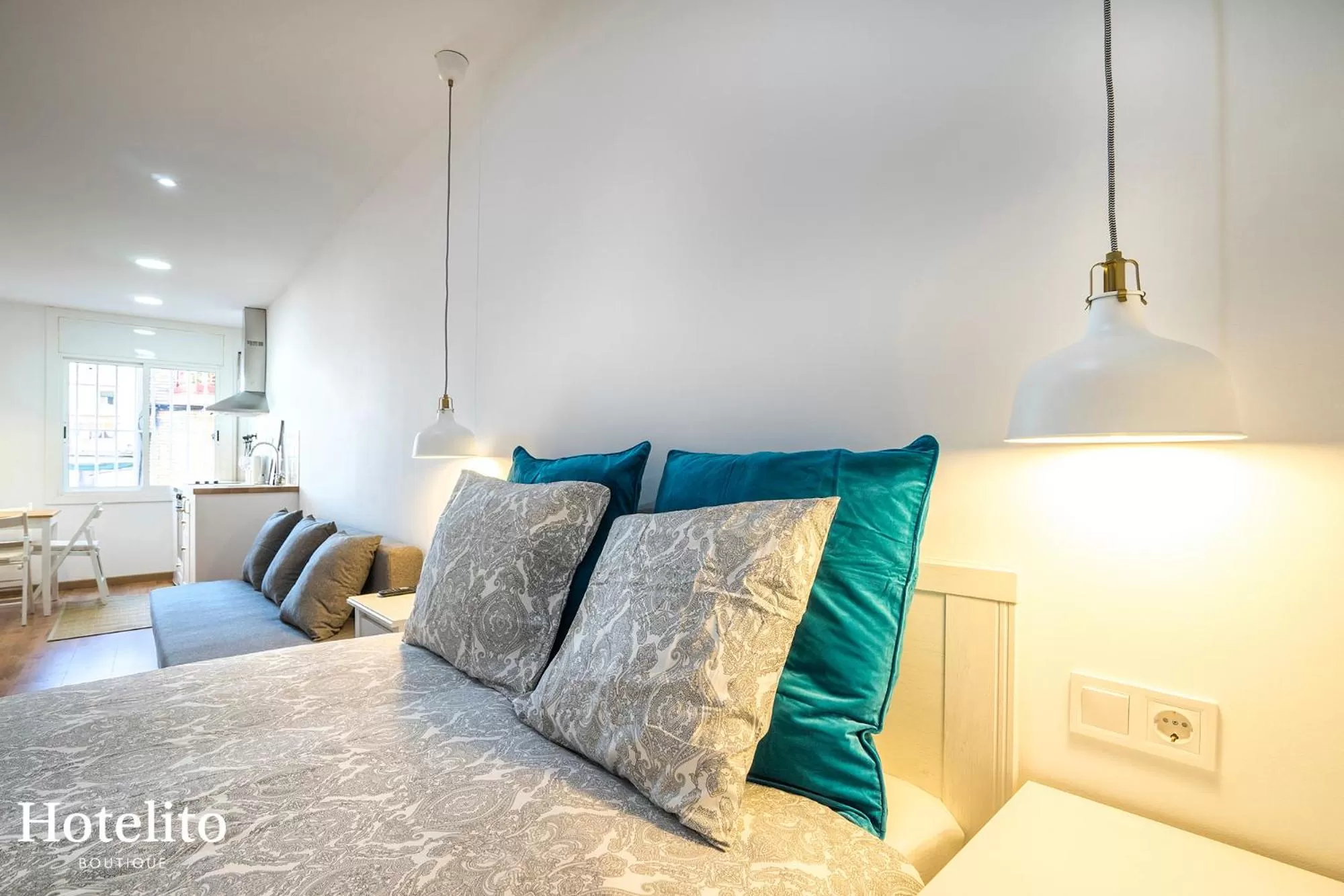 Bed in Hotelito Boutique Mercat