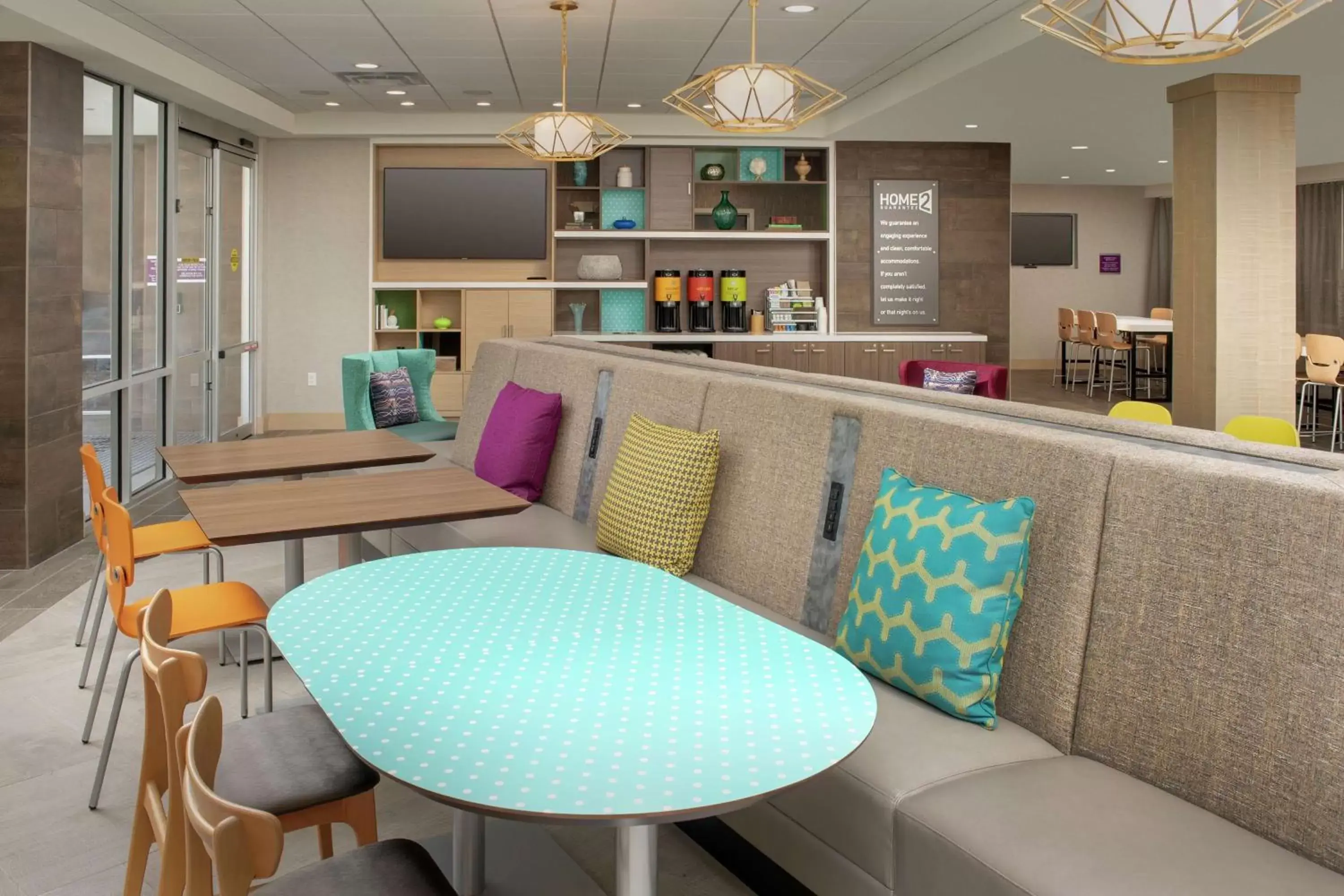 Lobby or reception in Home2 Suites By Hilton Edison Lobby or reception in Home2 Suites By Hilton Edison