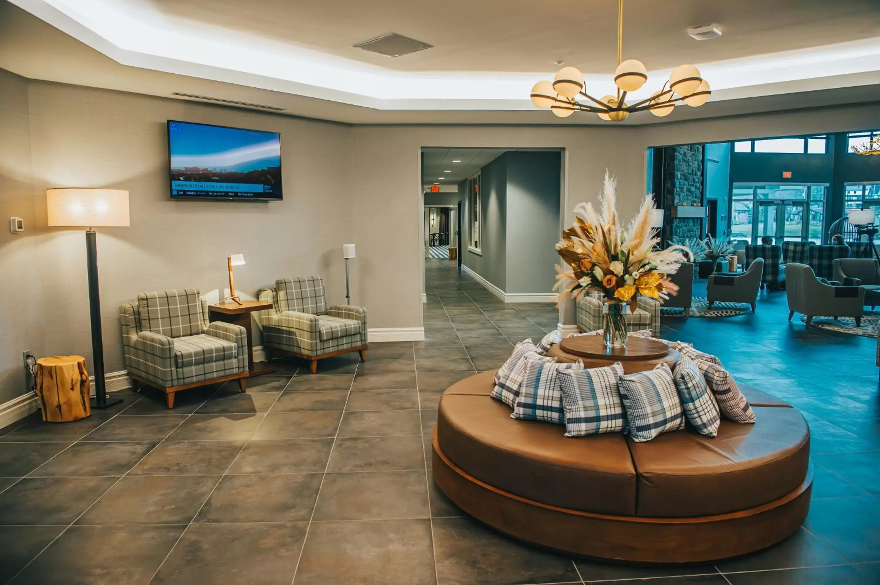 Lobby or reception, Lobby/Reception in Saranac Waterfront Lodge