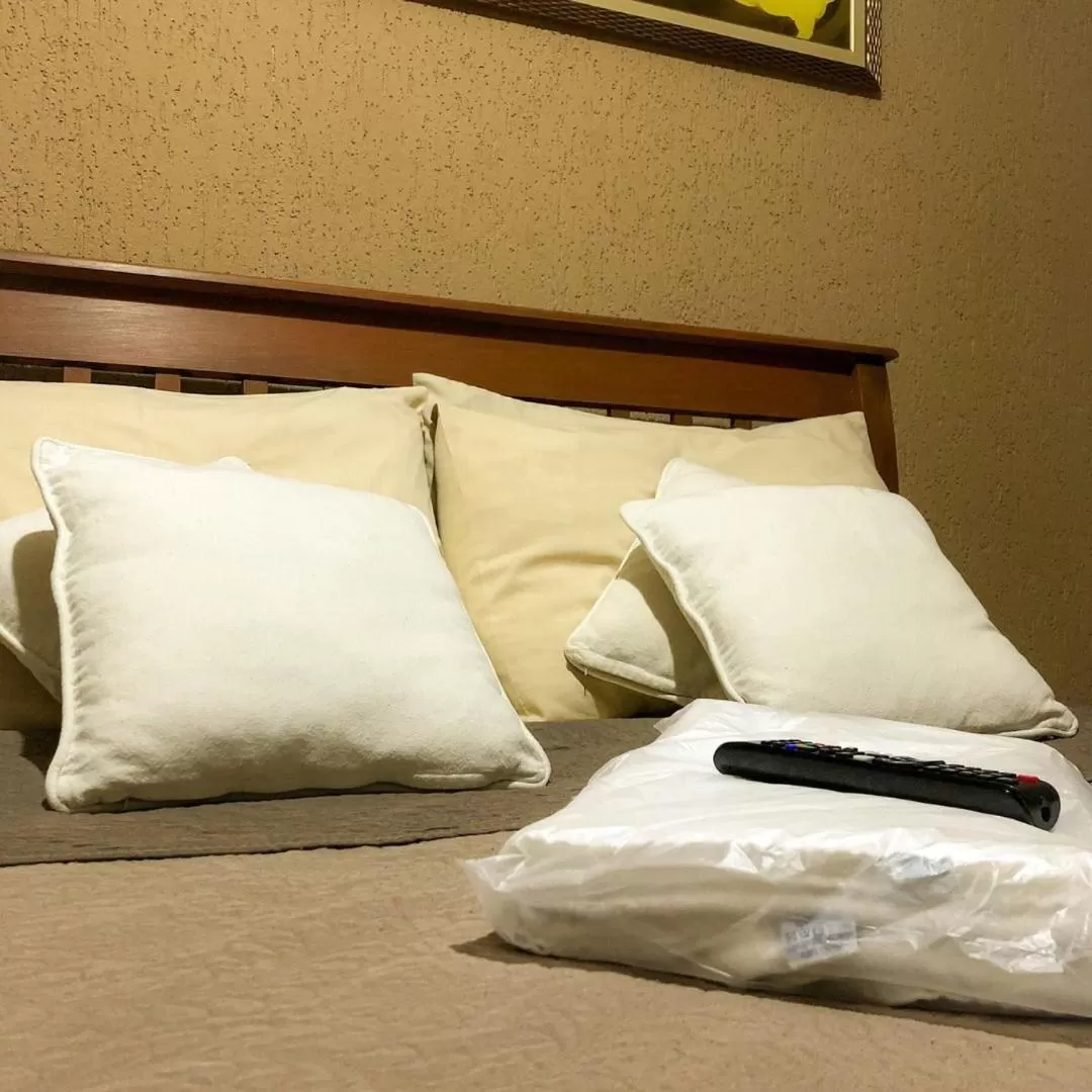 Bed in Pousada Do Pancho