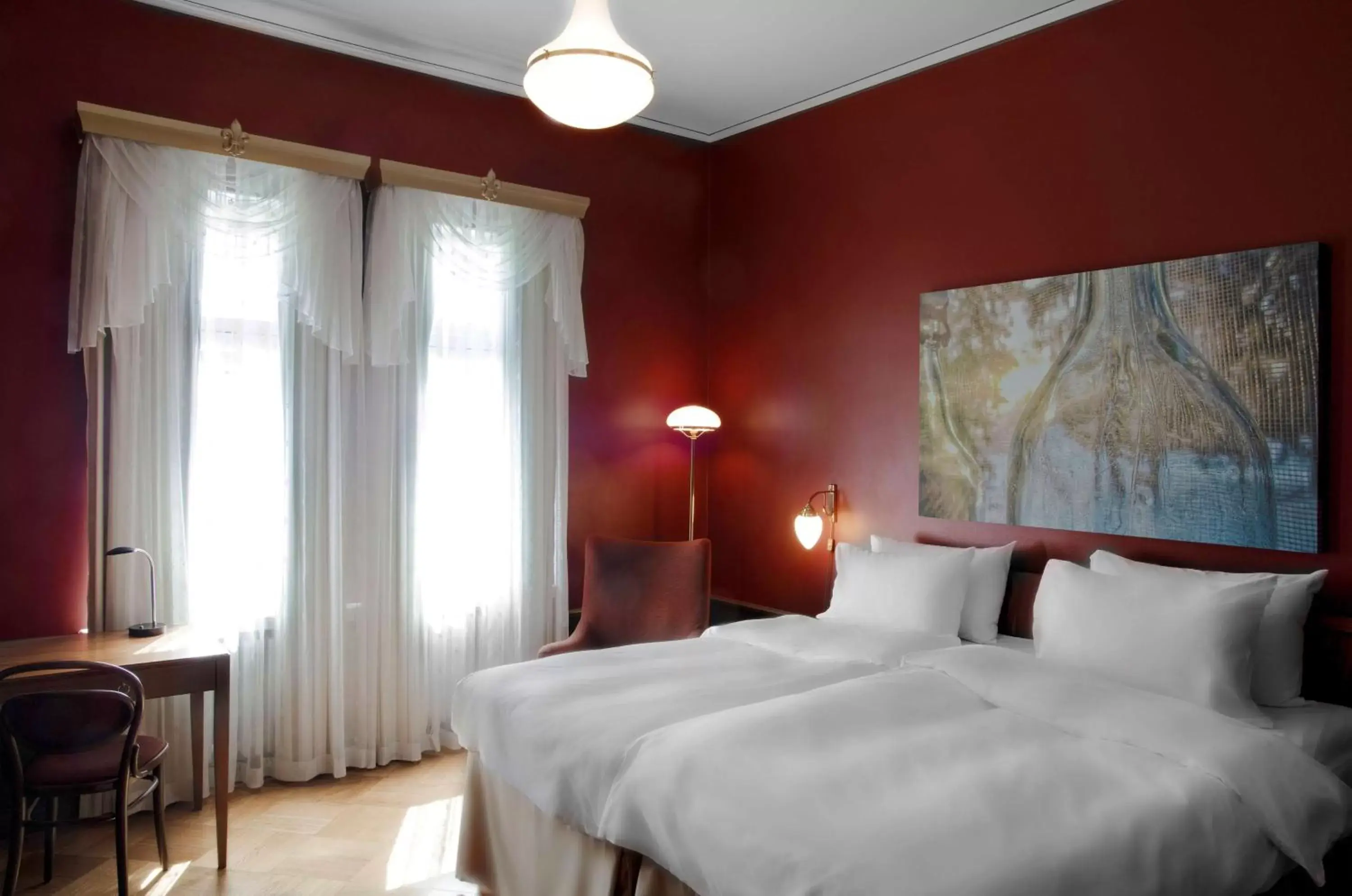 Bedroom, Bed in Radisson Blu Aleksanteri Hotel, Helsinki Bedroom, Bed in Radisson Blu Aleksanteri Hotel, Helsinki