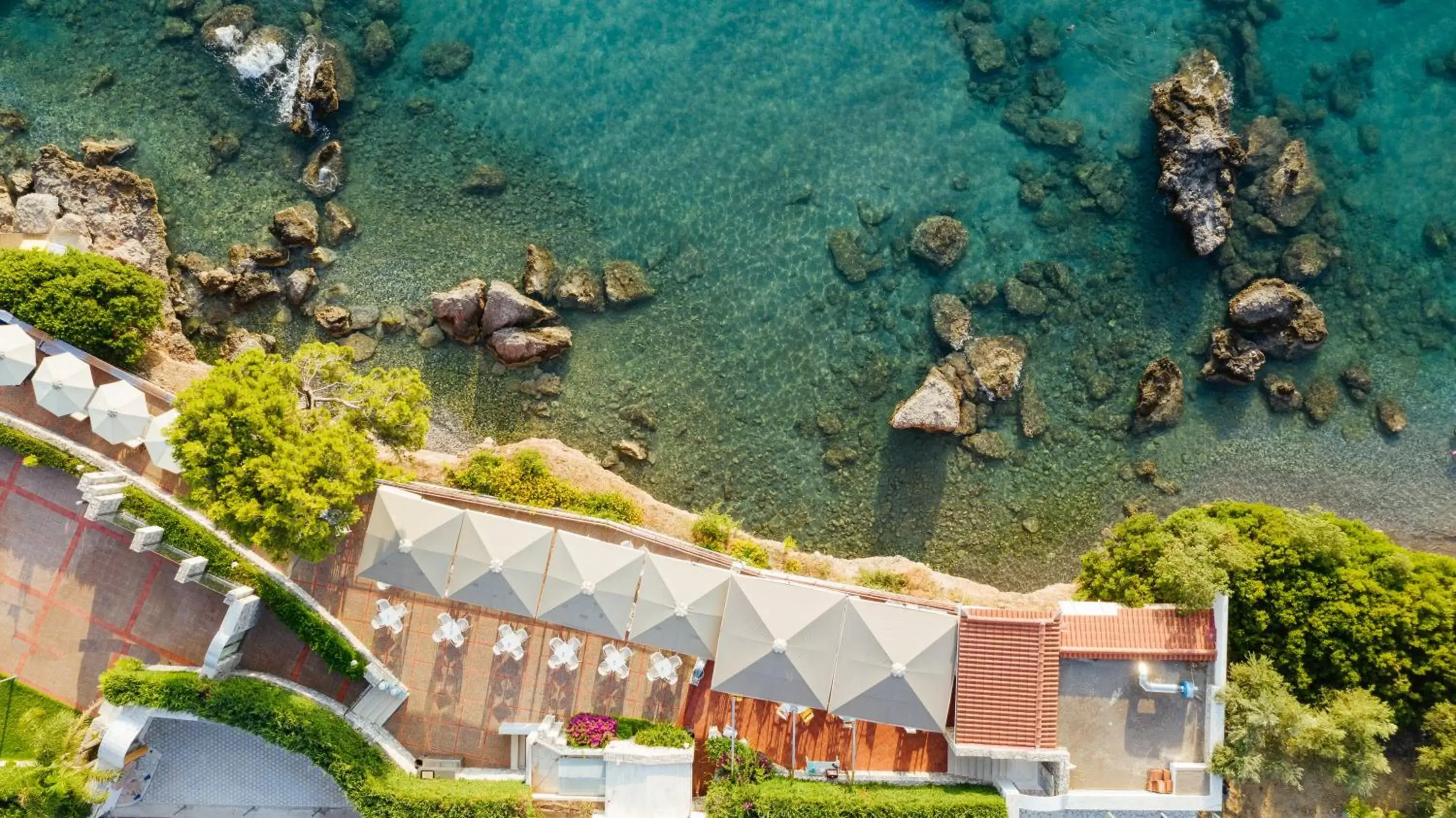 Bird's eye view in Akti Taygetos - Conference Resort