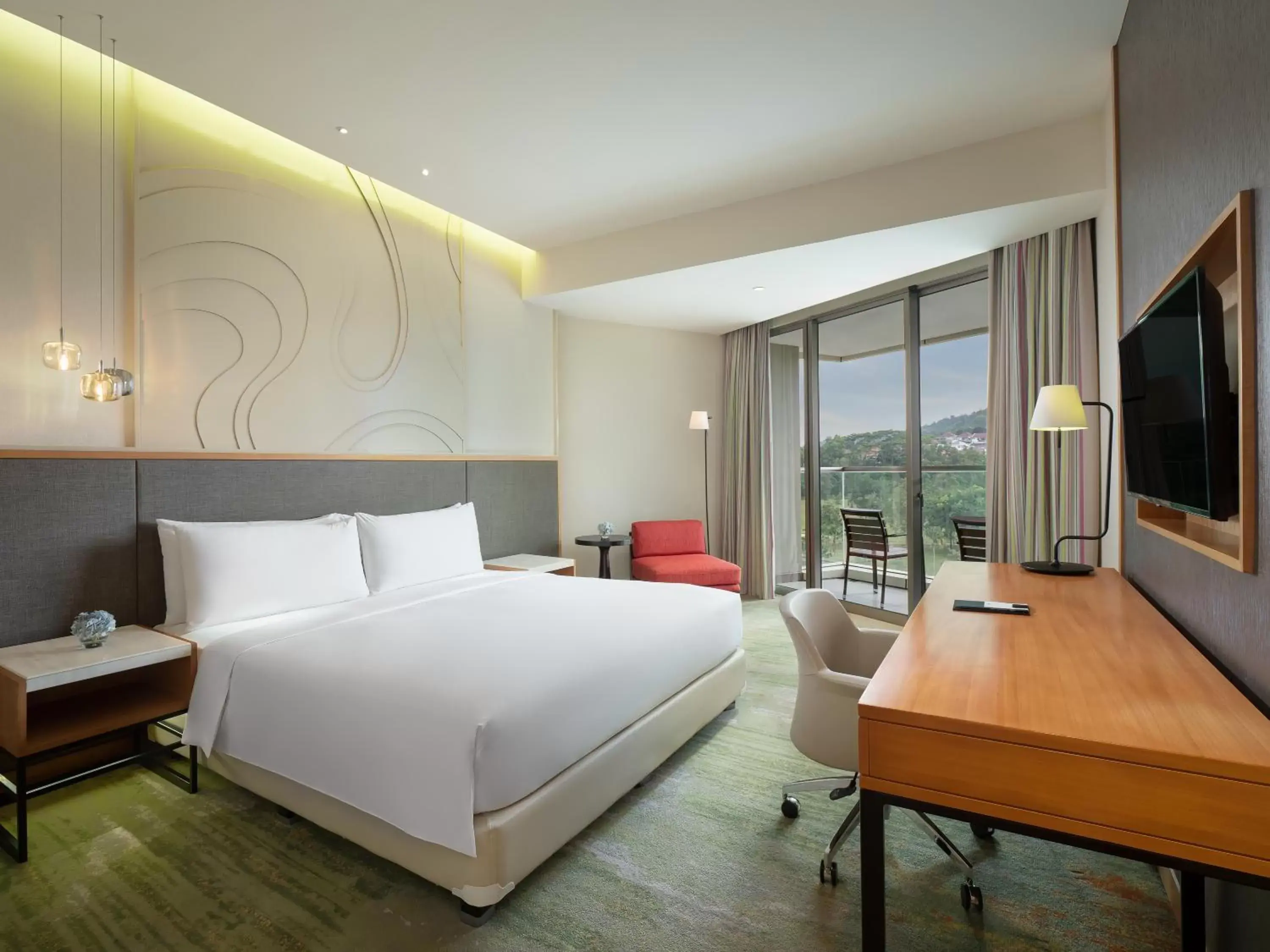 Bedroom, Bed in Radisson Golf & Convention Center Batam