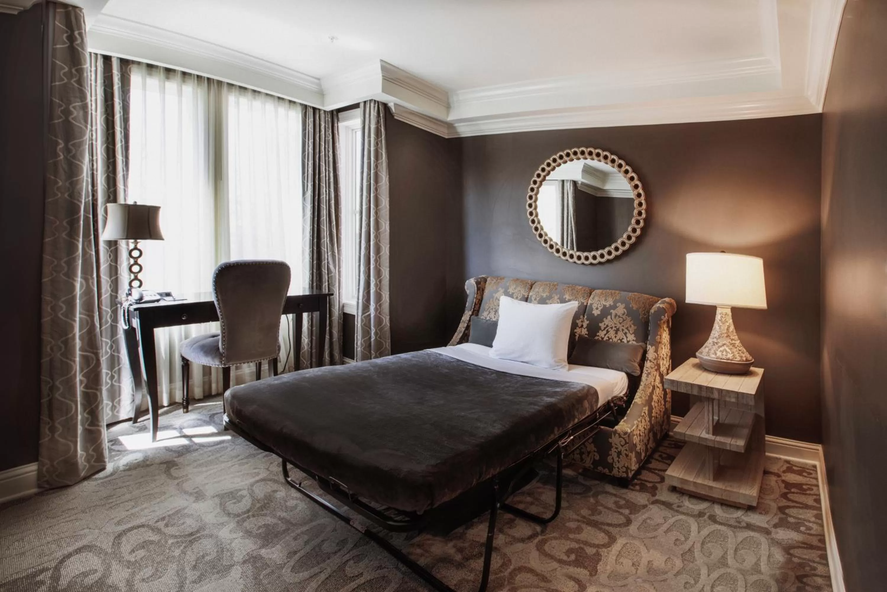 Bed in Hotel Ballard