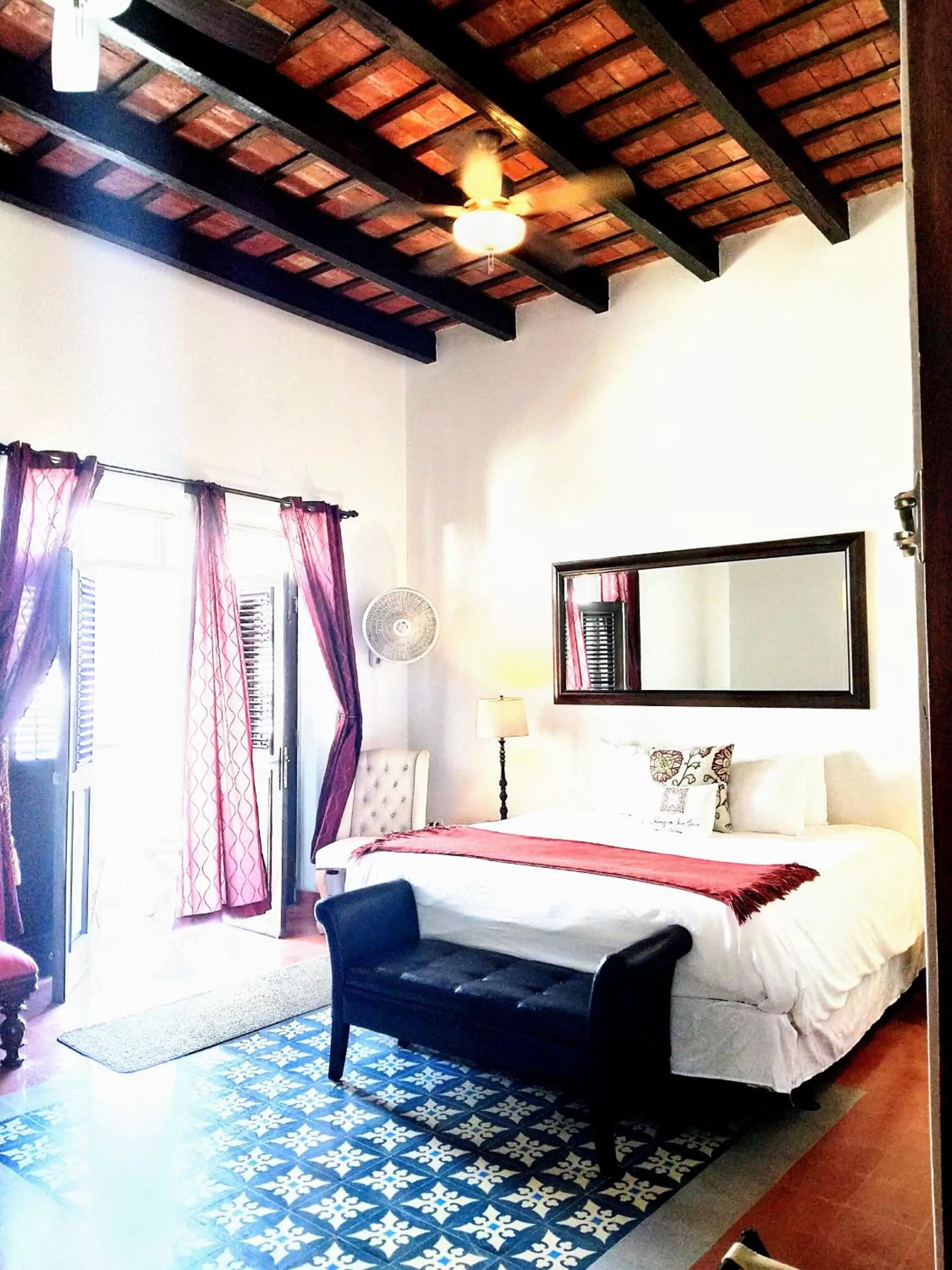 Bed in La Terraza de San Juan