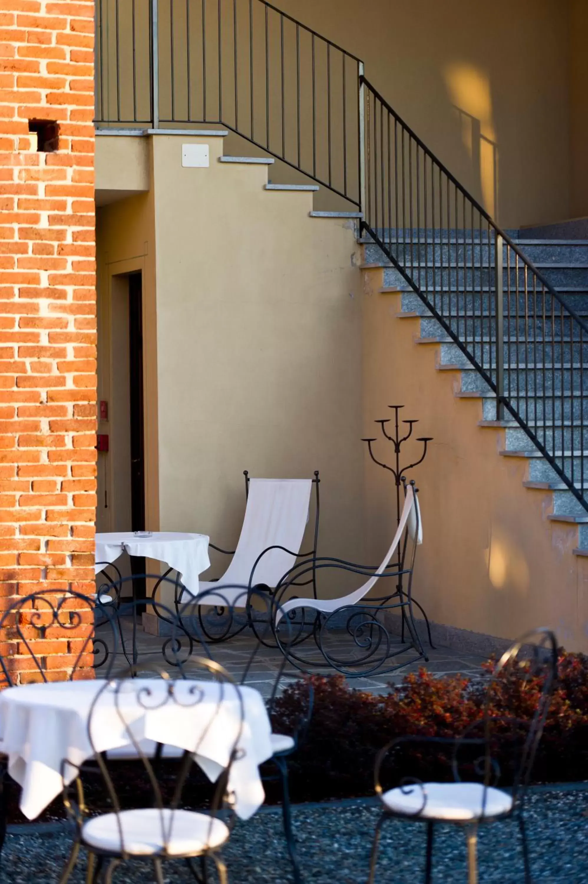 Patio in Best Western Plus Hotel Le Rondini