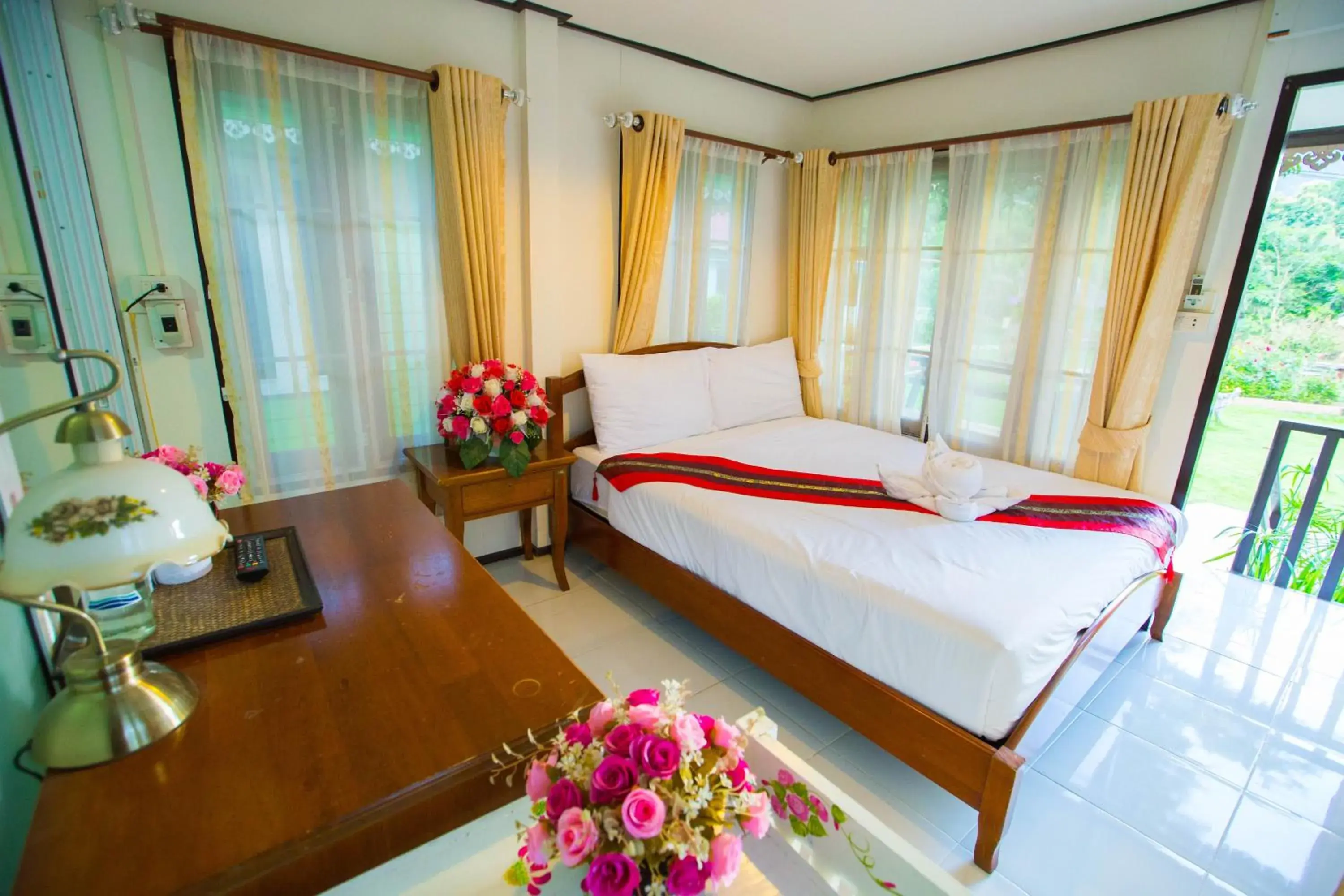 Bedroom in Prawdao Resort