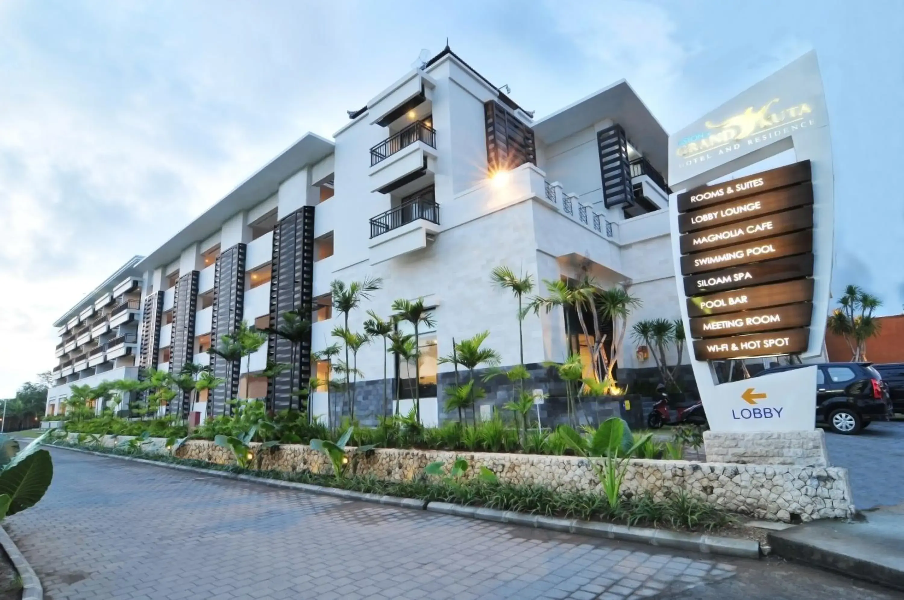 Facade/entrance, Property Building in Grand Kuta Hotel And Residence