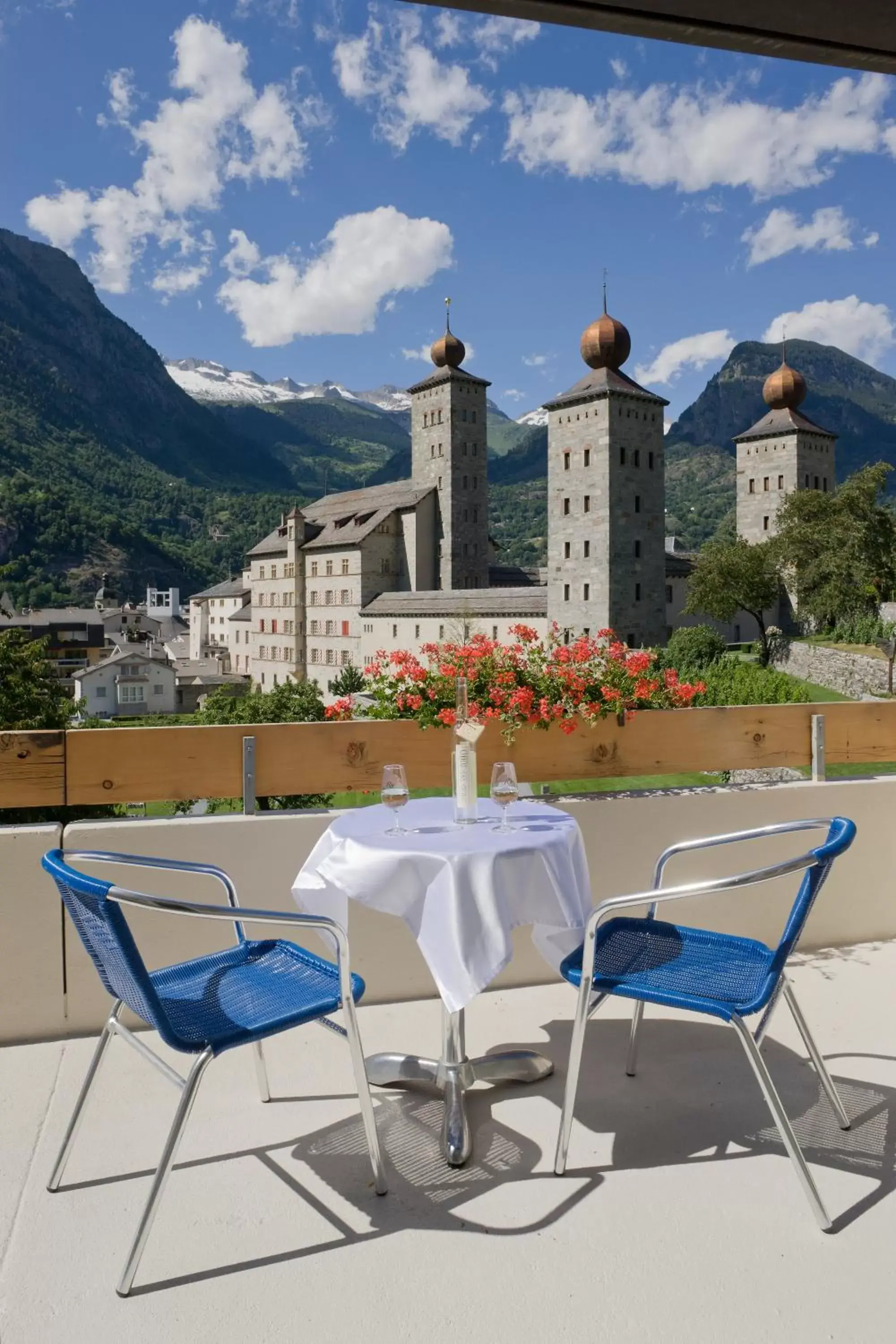 Balcony/Terrace in Schlosshotel - Self Check-In Hotel