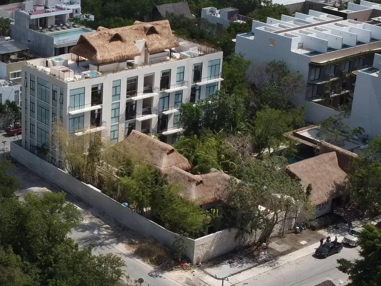 Bird's eye view, Bird's-eye View in Prana Boutique Hotel Tulum