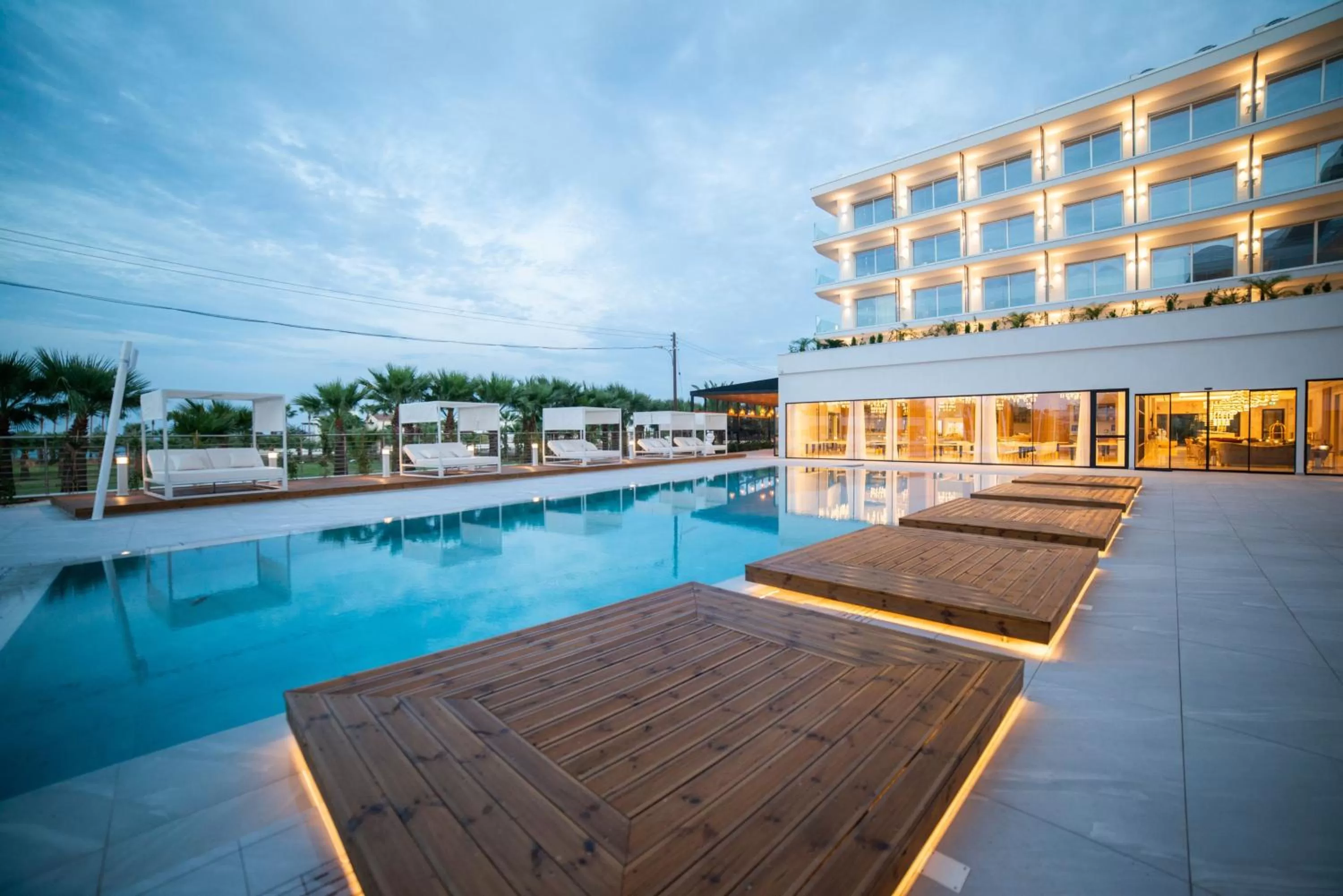 Swimming pool in At Herbal Boutique Hotel & Spa