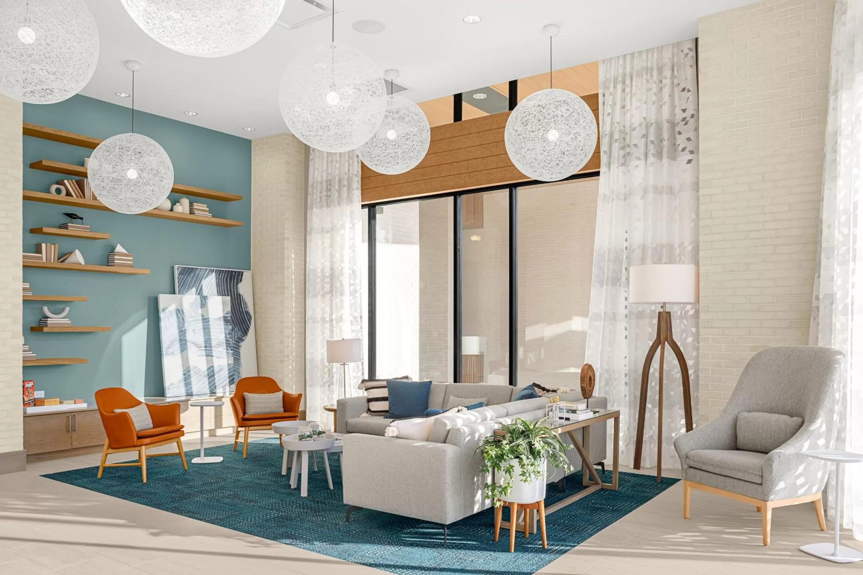 Lobby or reception in Element Nashville Vanderbilt West End