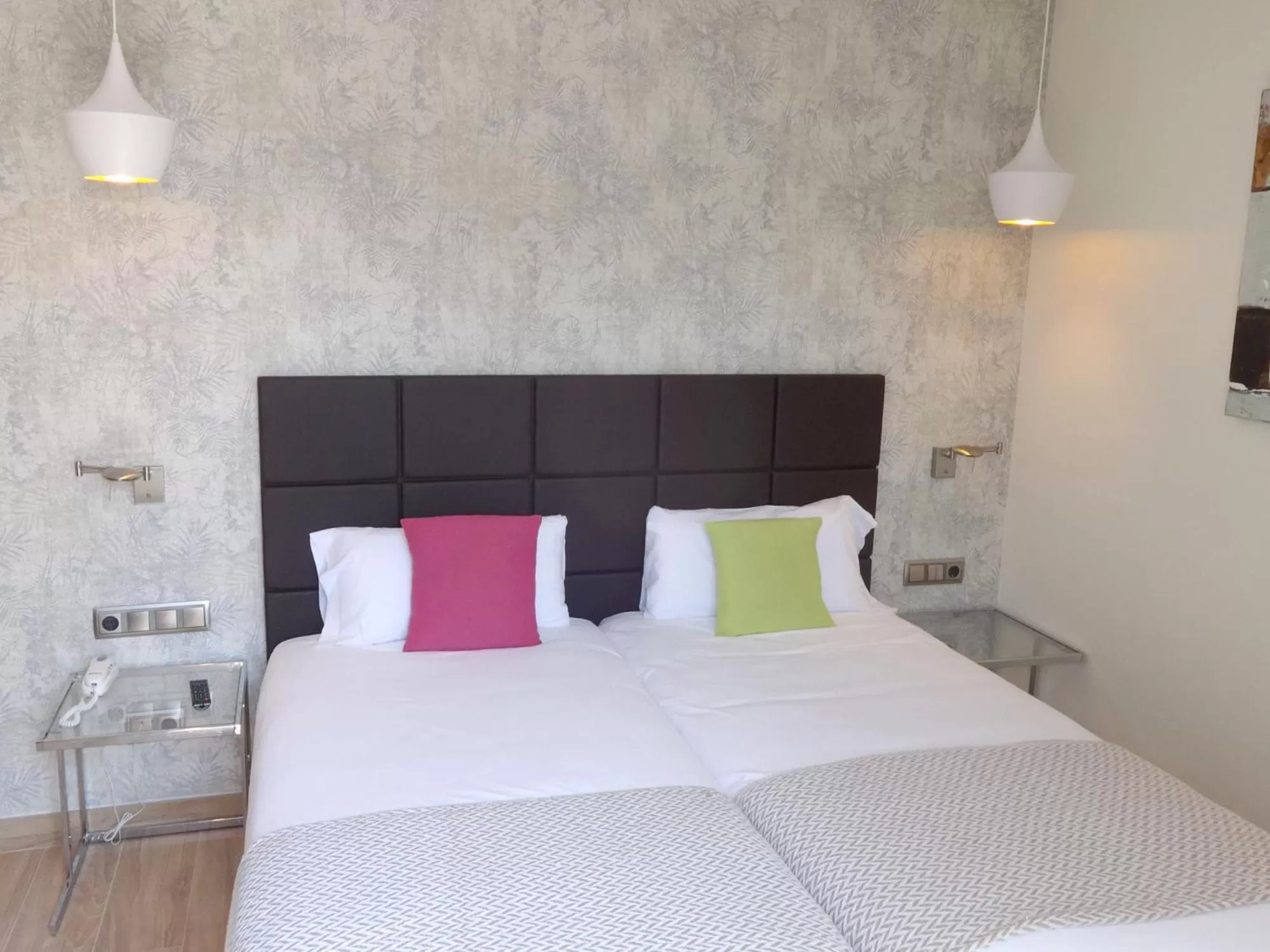 Bed in Hotel Lloret Ramblas