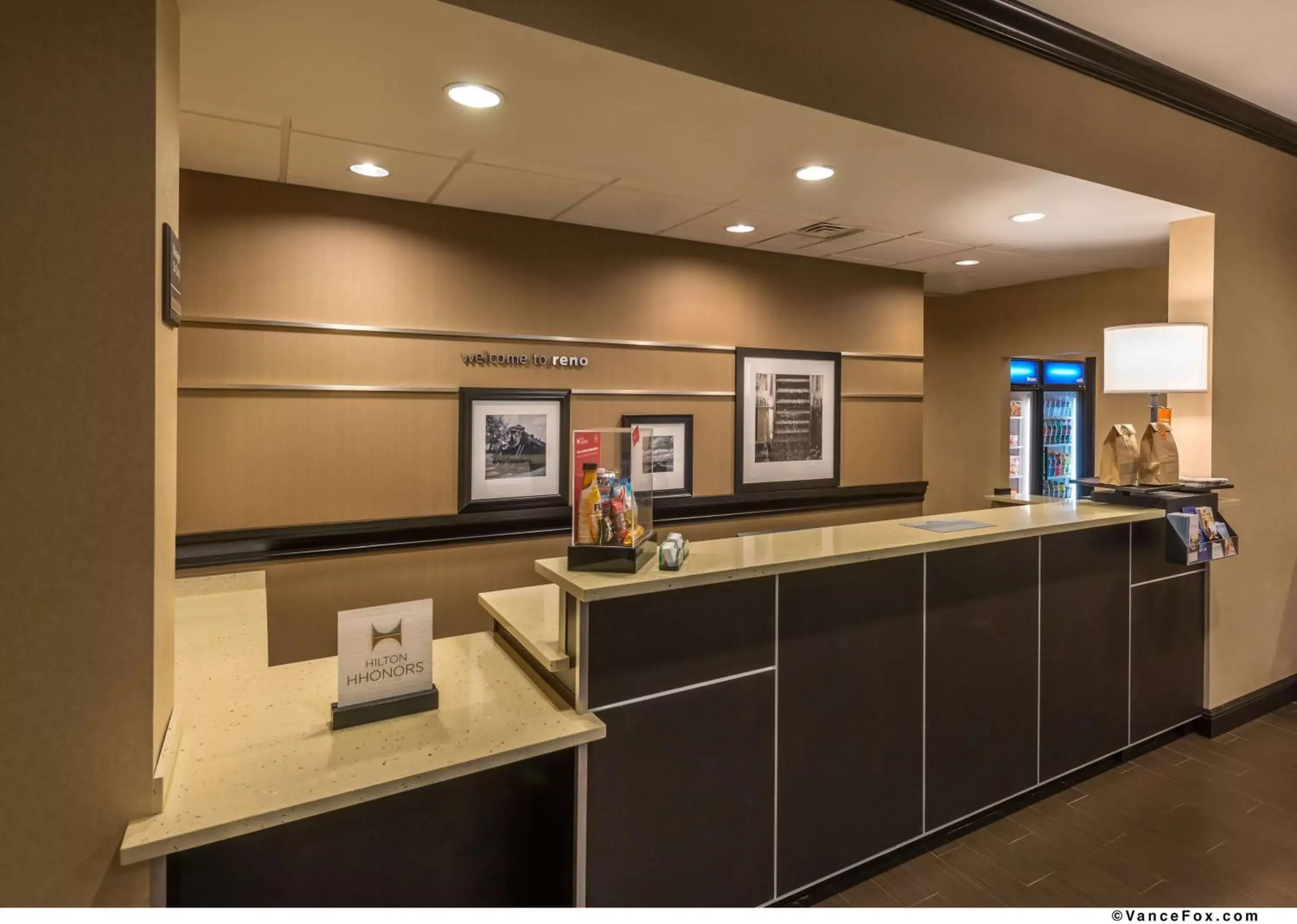 Lobby or reception in Hampton Inn & Suites Reno Lobby or reception in Hampton Inn & Suites Reno