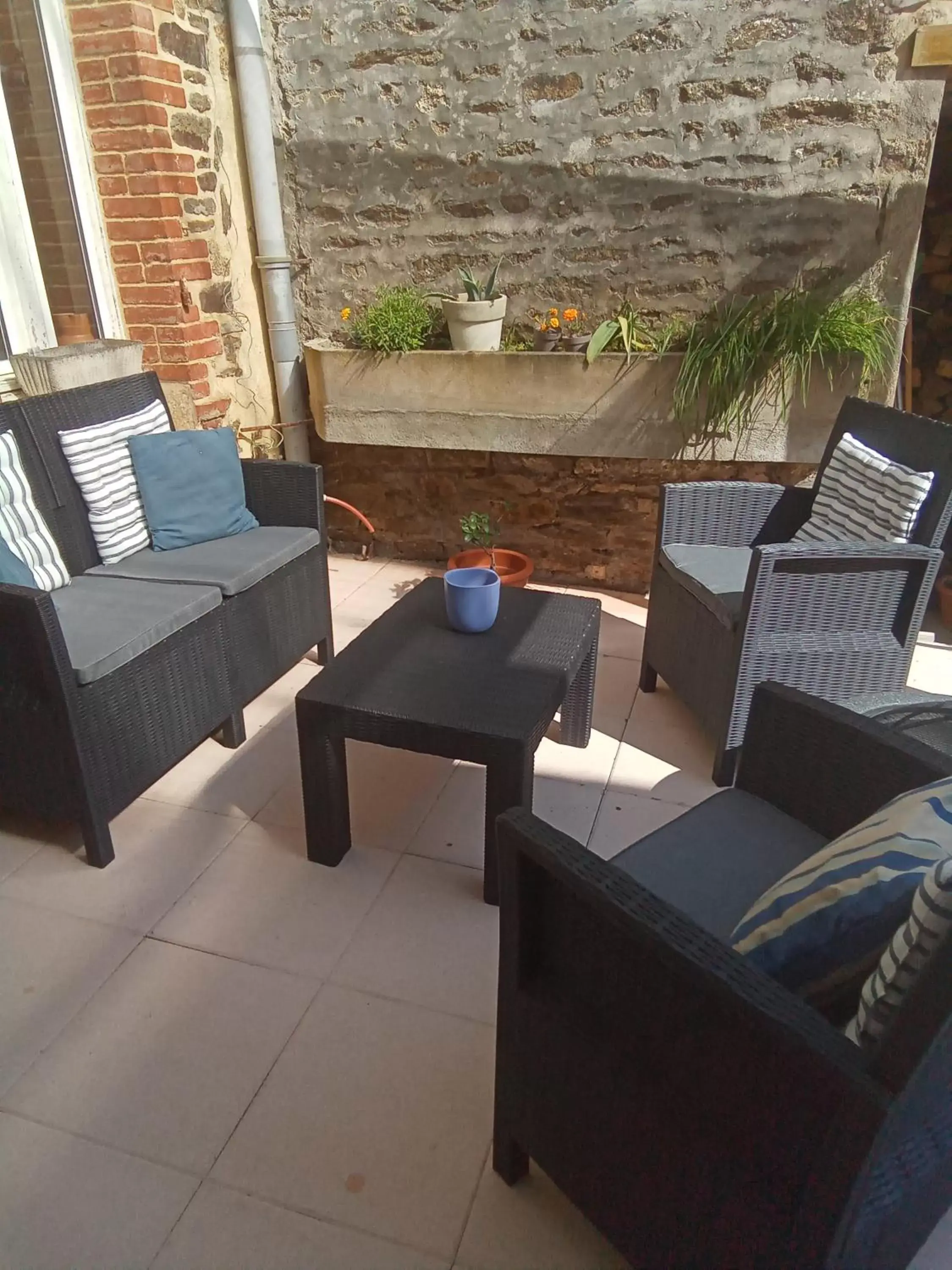 Patio in La chambre de la boule d 'or