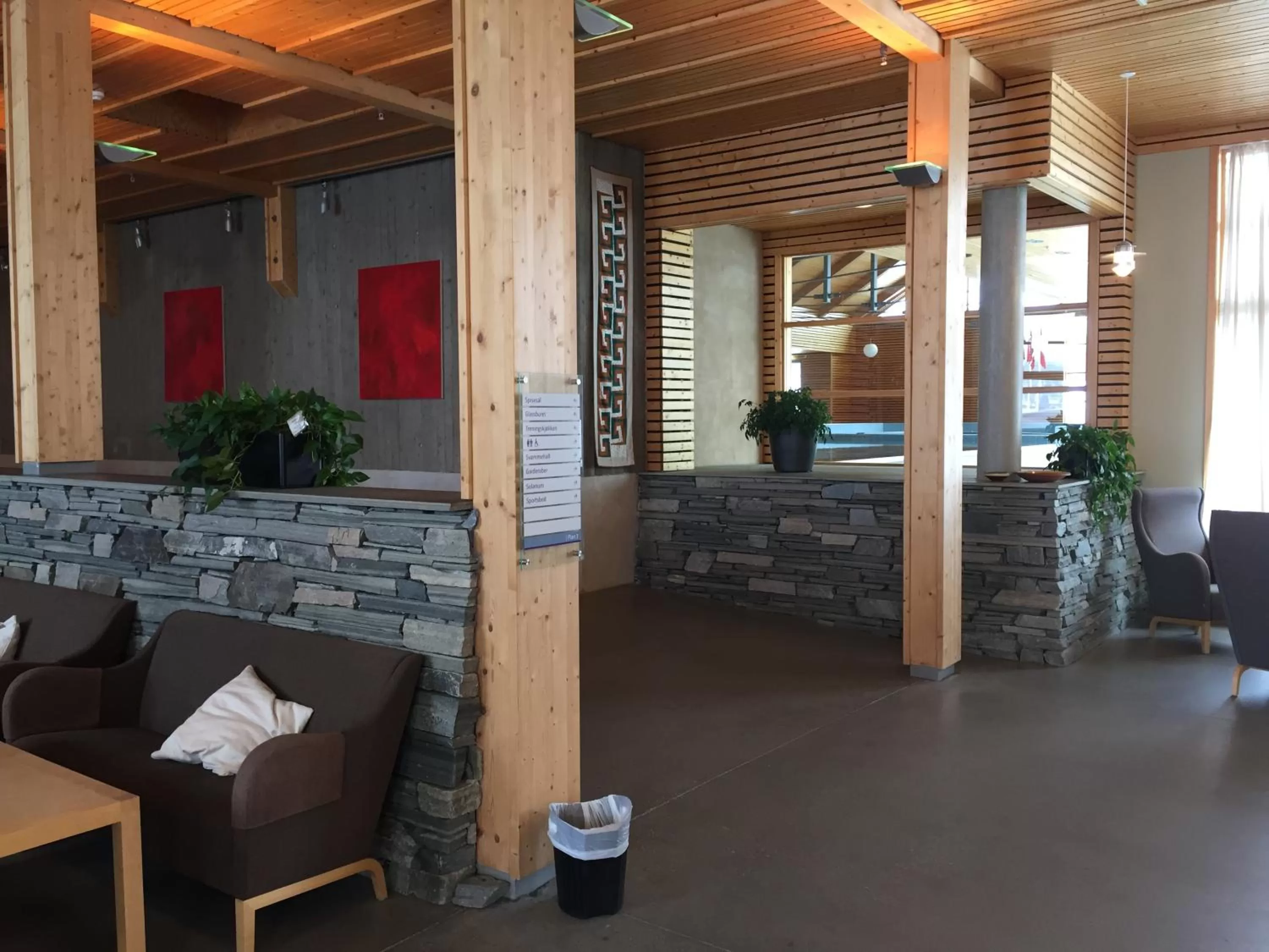 Lobby or reception in Unicare Røros Gjesteovernatting