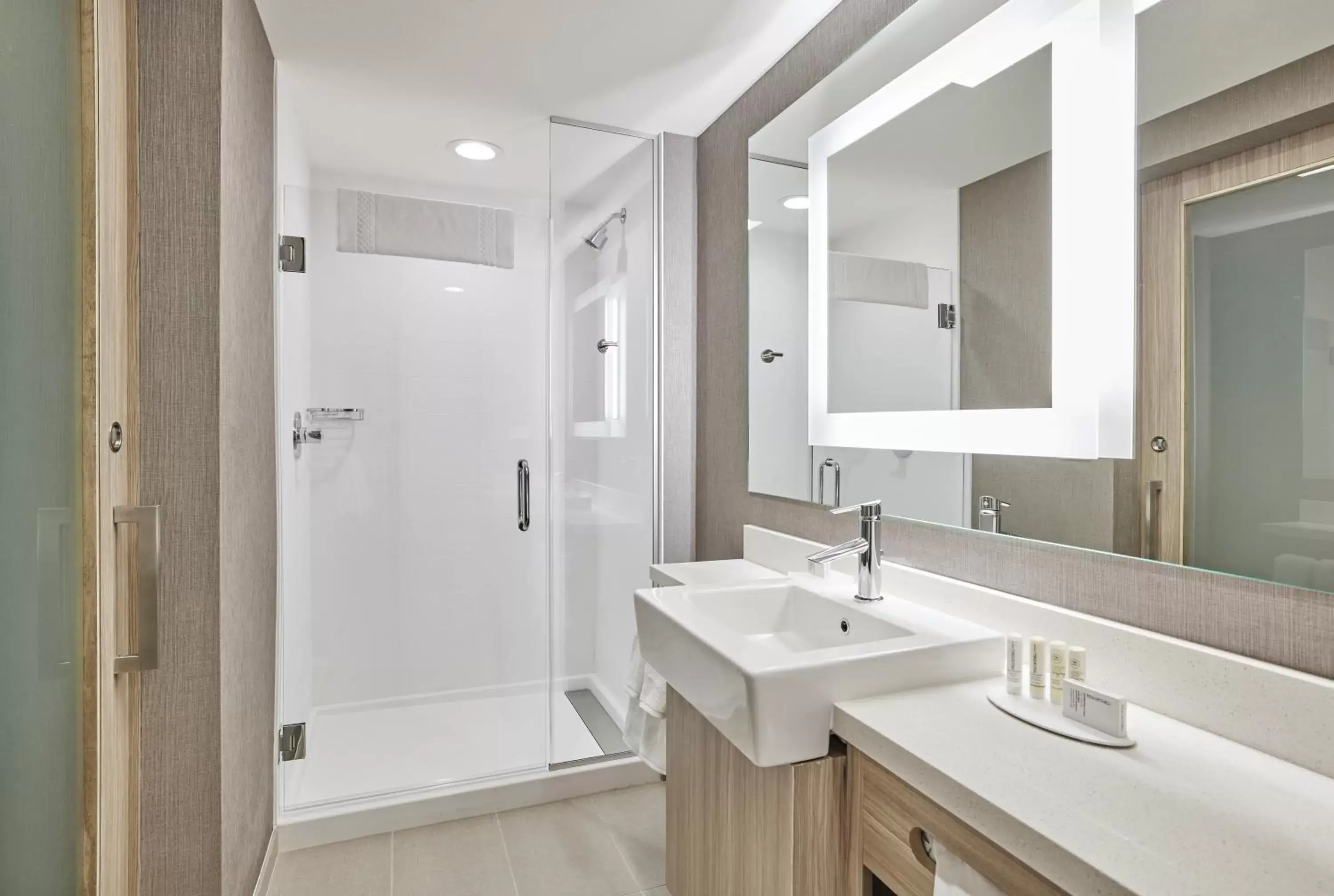 Shower, Bathroom in SpringHill Suites by Marriott Chicago Chinatown