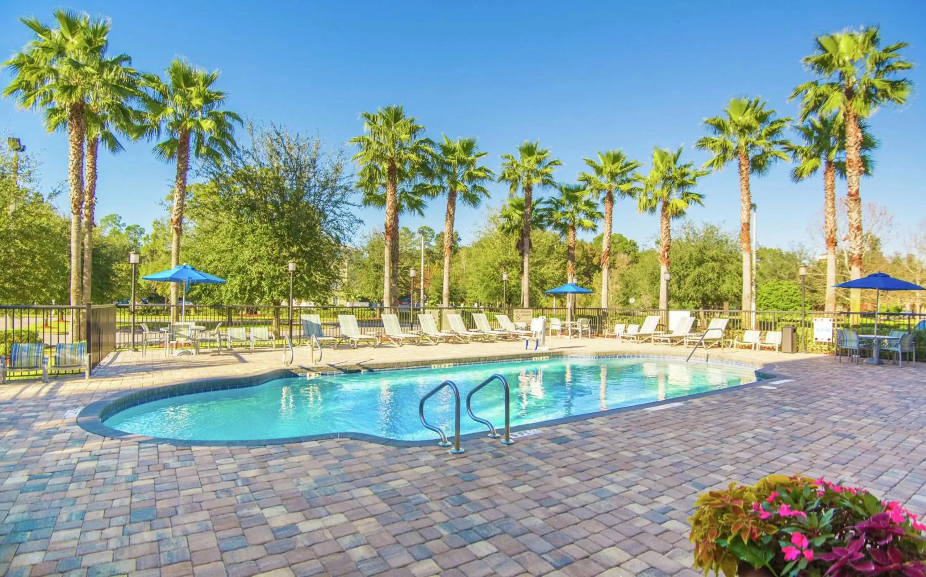 Pool view, Swimming Pool in Hampton Inn Jacksonville South/I-95 at JTB