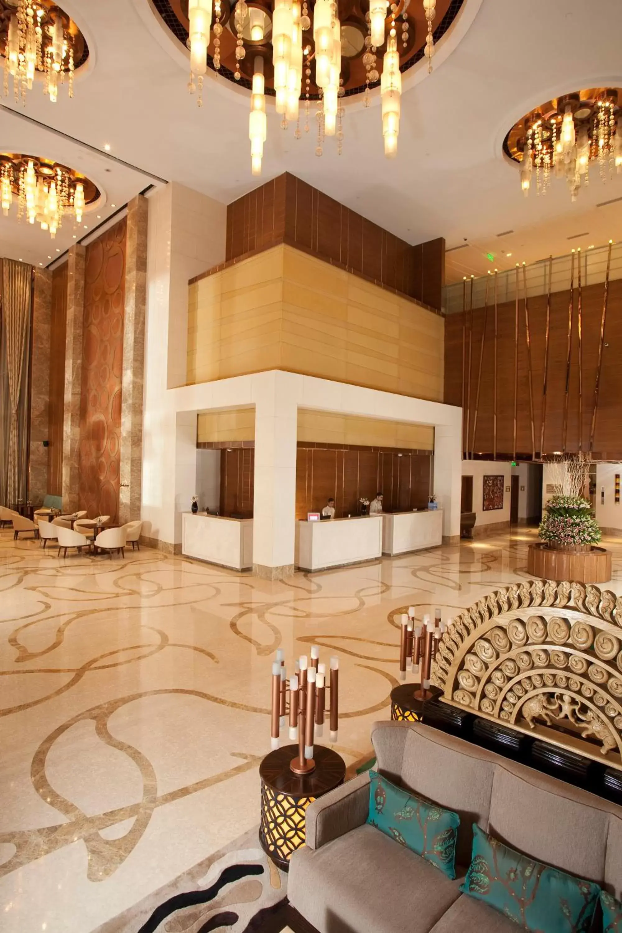 Property building, Lobby/Reception in Crowne Plaza New Delhi Okhla, an IHG Hotel