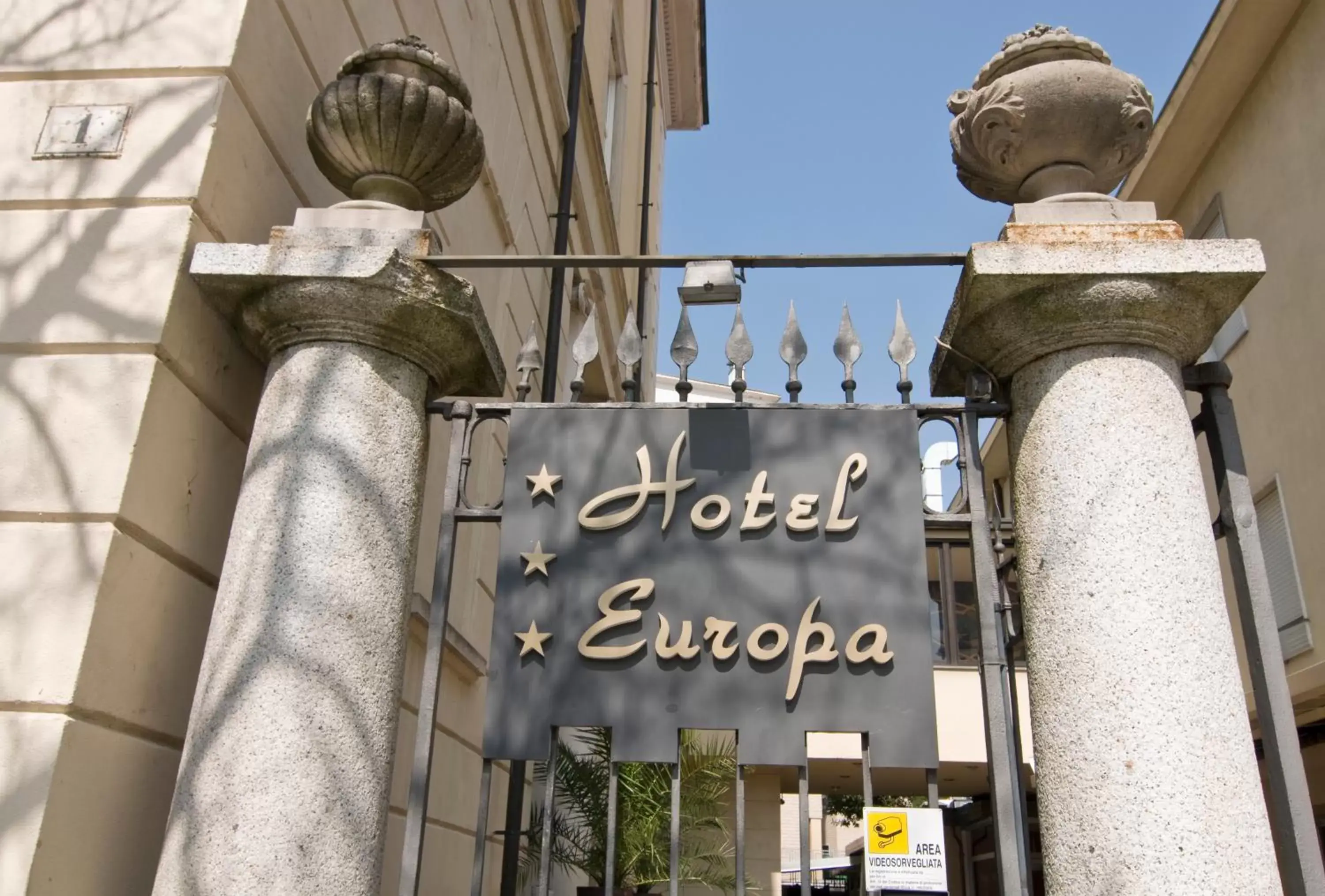 Facade/entrance in Hotel Europa Varese