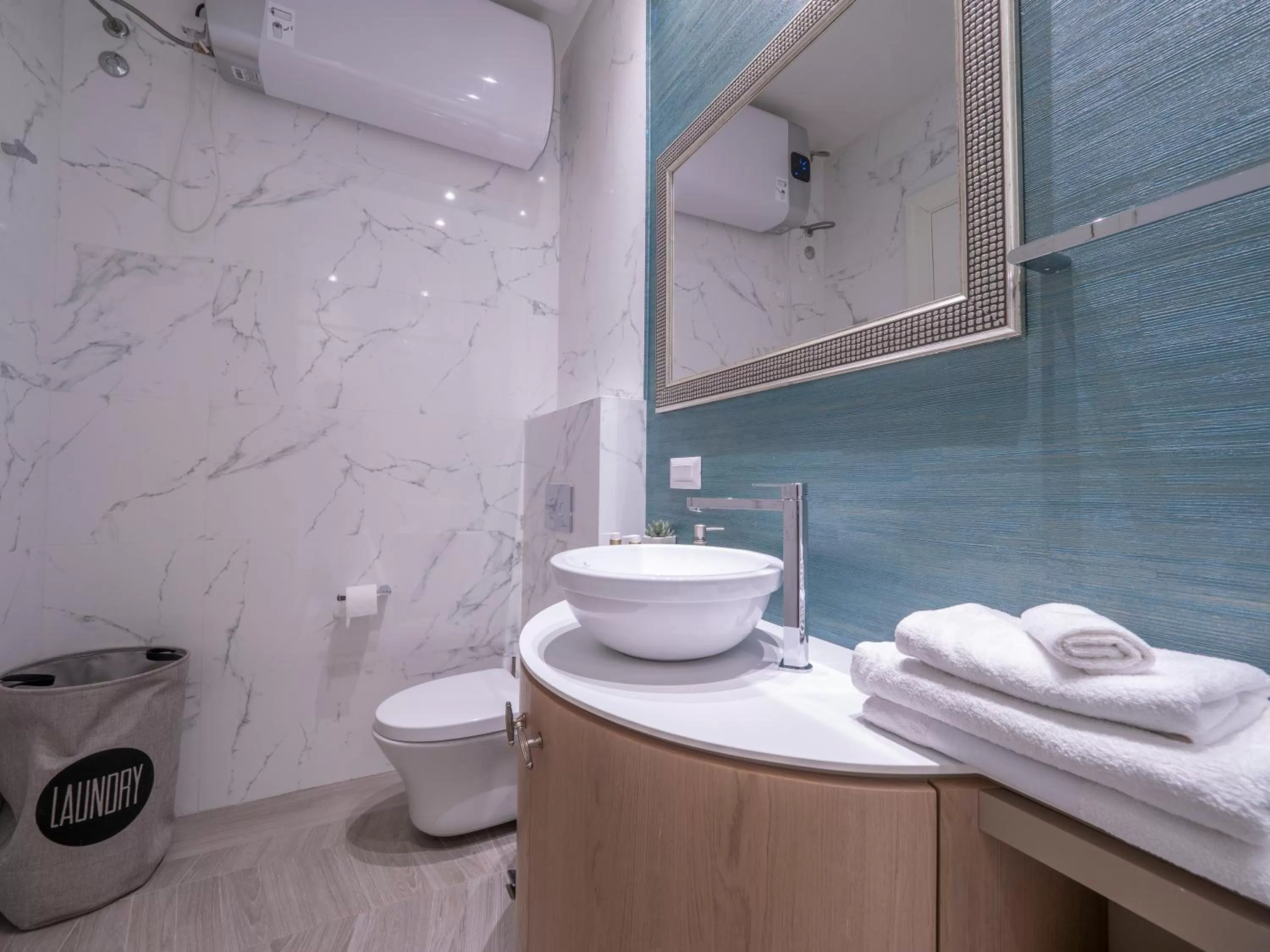 Bathroom in Apartments PERLA Budva