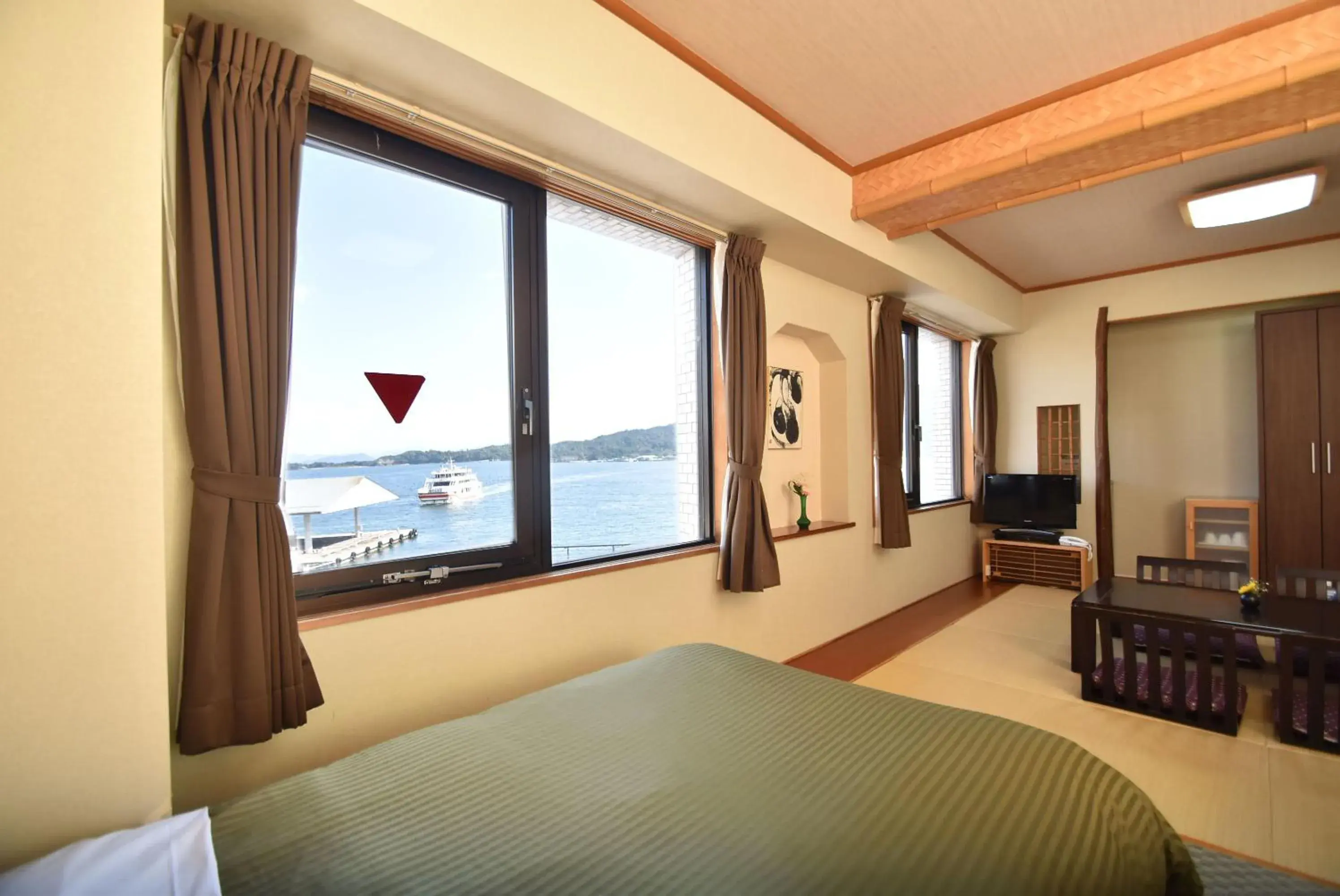 Sea view in Miyajima Coral Hotel