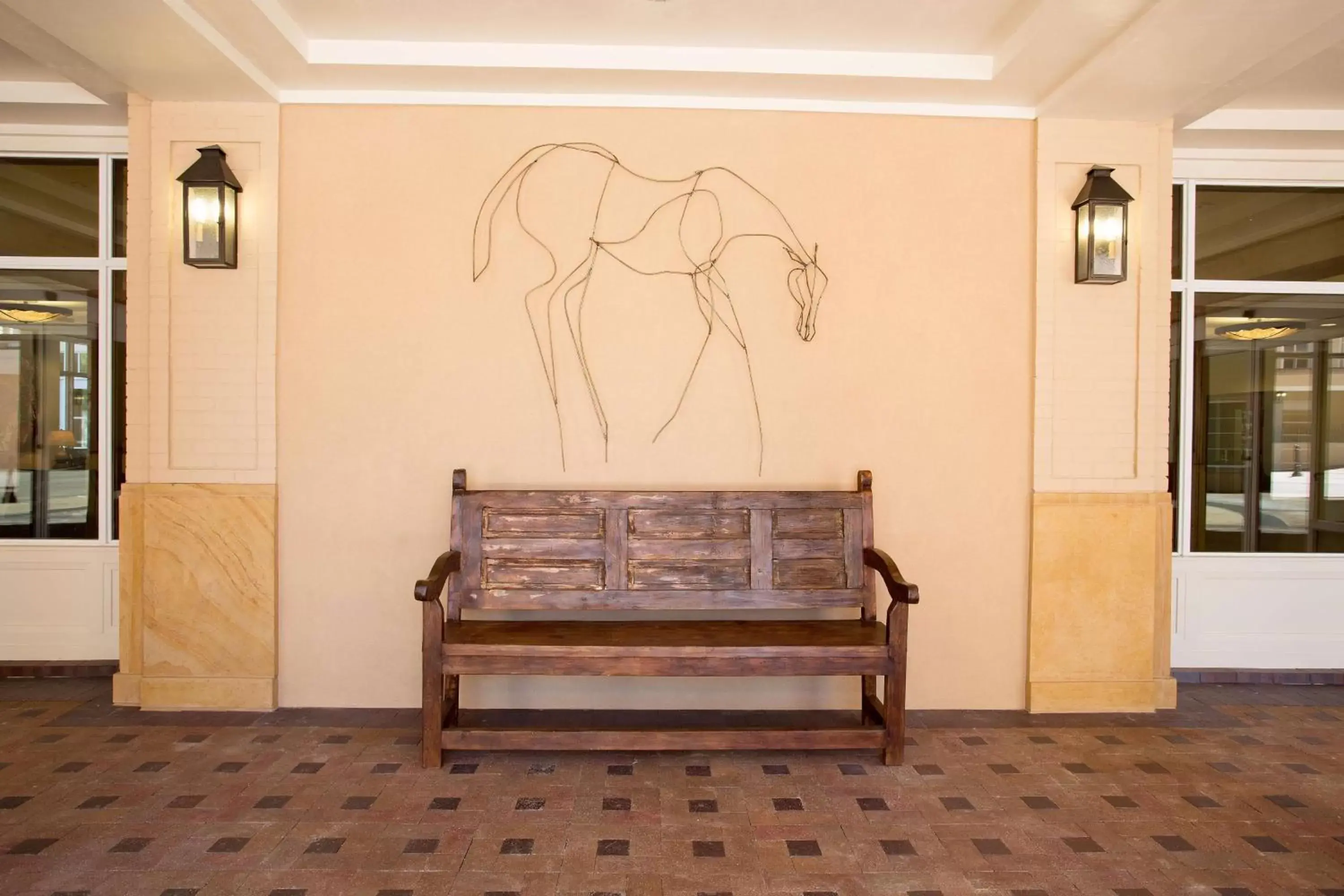 Property building, Seating Area in Drury Plaza Hotel in Santa Fe