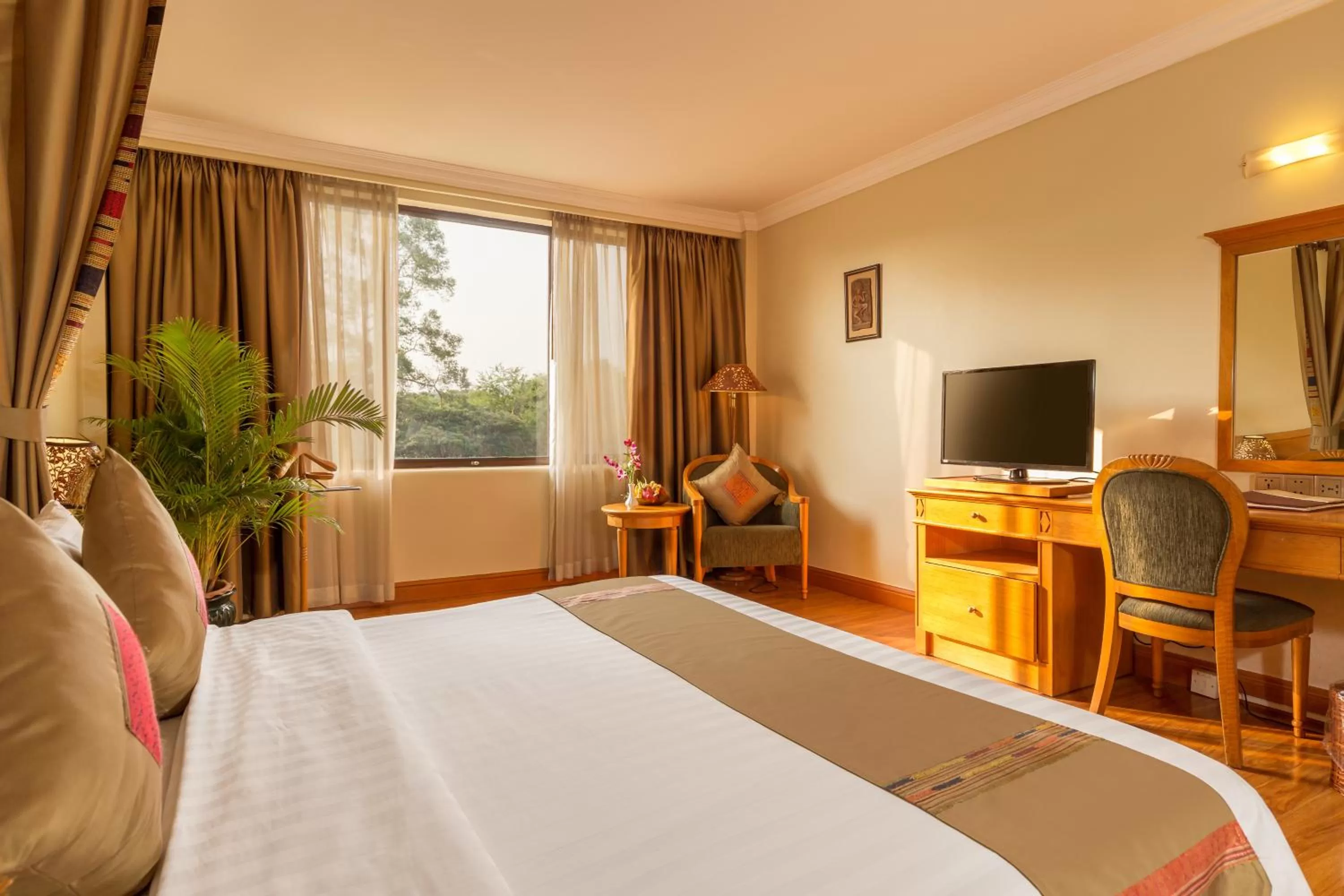 Bed in Angkor Century Resort & Spa