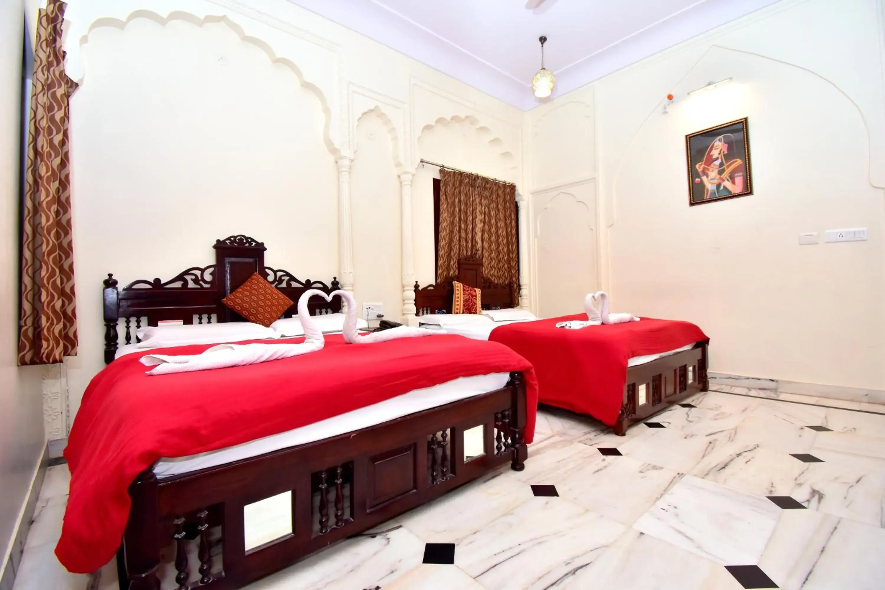 Bed in Hotel Kalyan