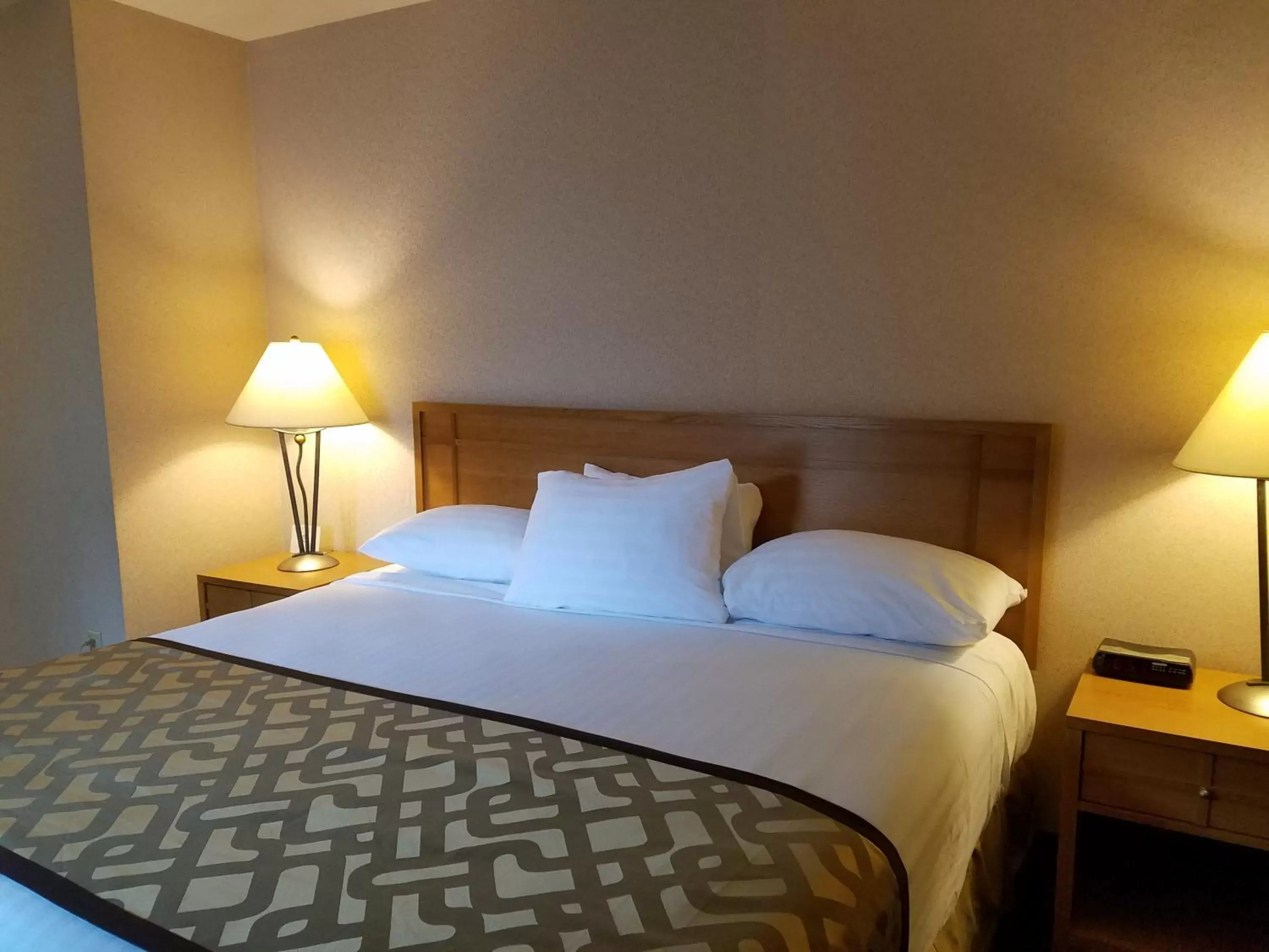 Bed in RiverTree Inn & Suites