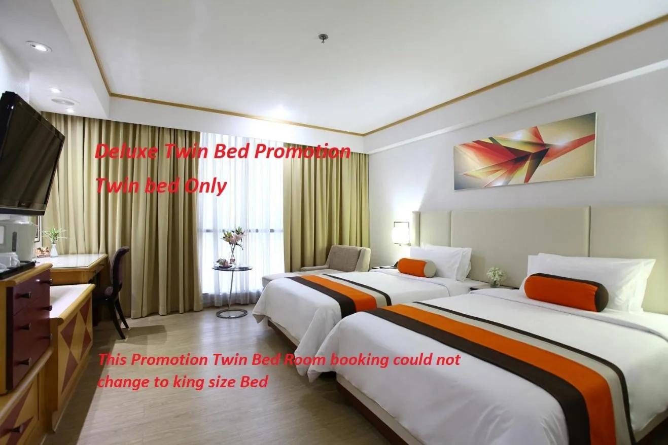 Bed in The Four Wings Hotel Bangkok