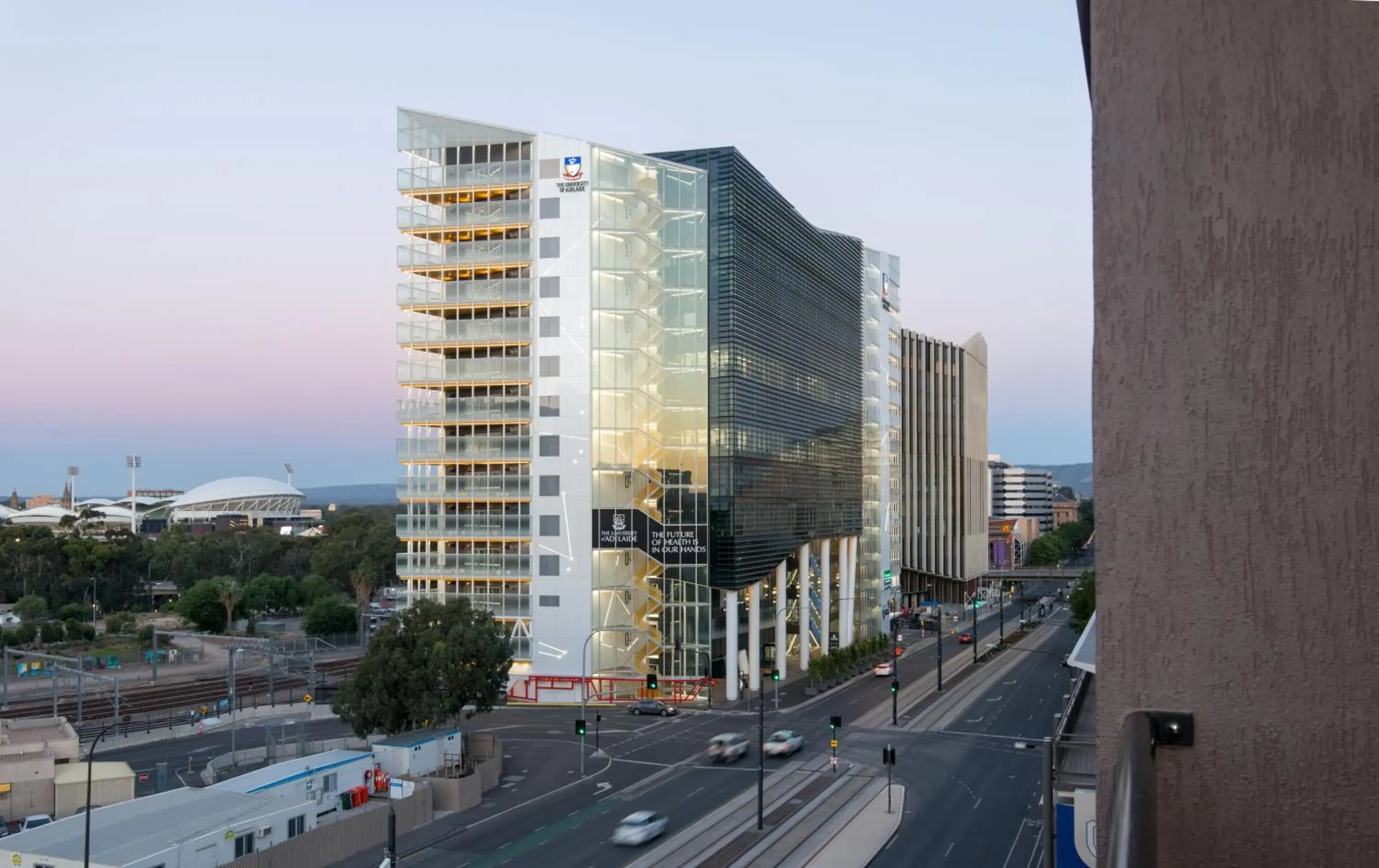 Street view in Adelaide Riviera Hotel