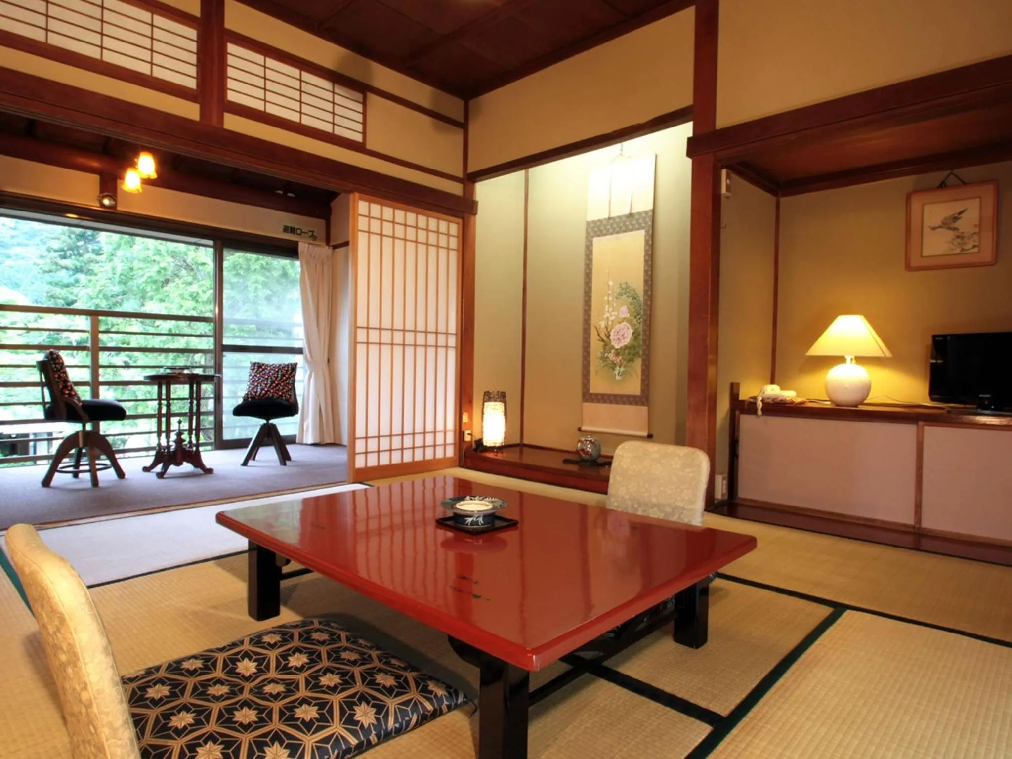 Living room in Kinokuniya Ryokan