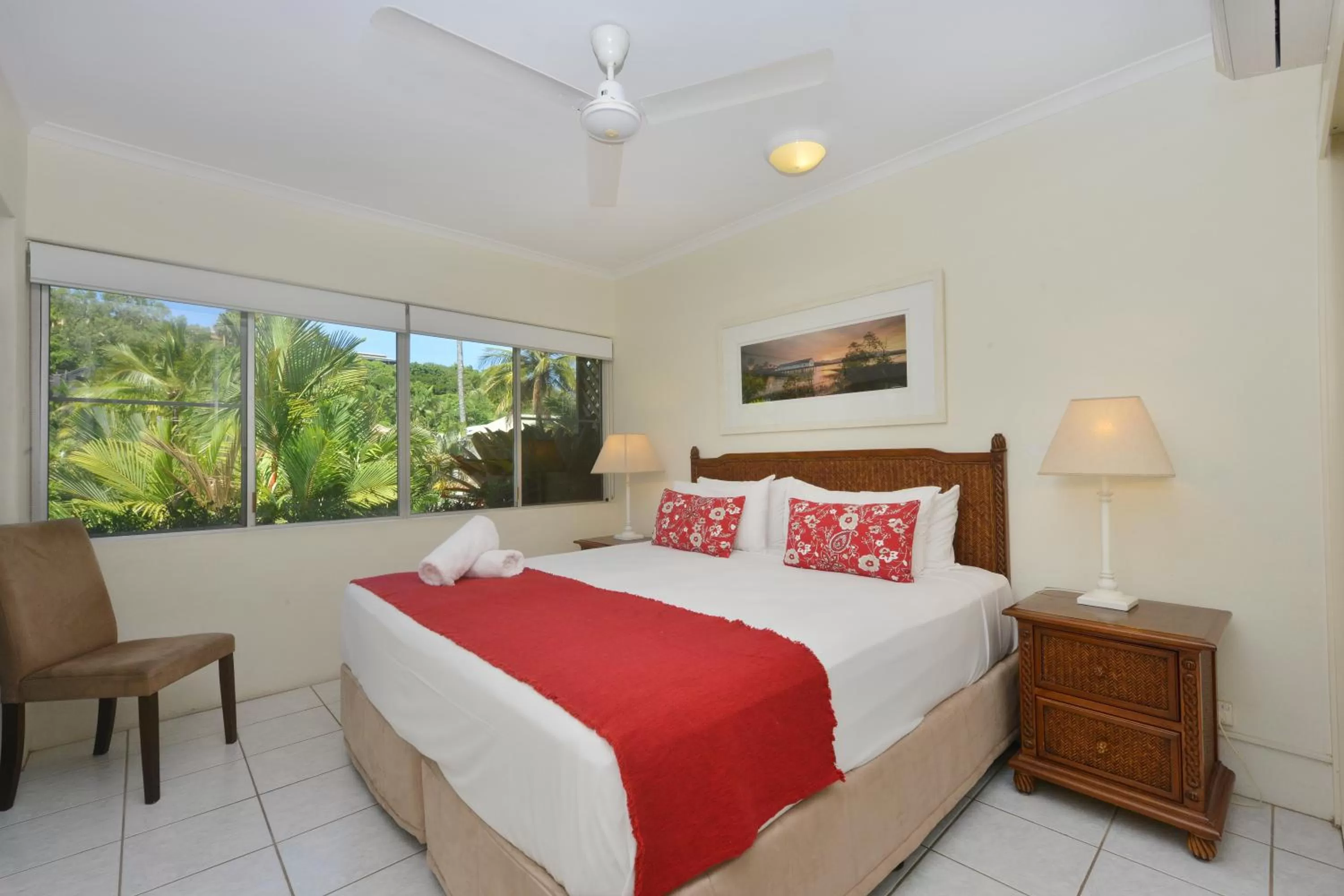 Bed in Driftwood Mantaray - Official Onsite Reception and Check In