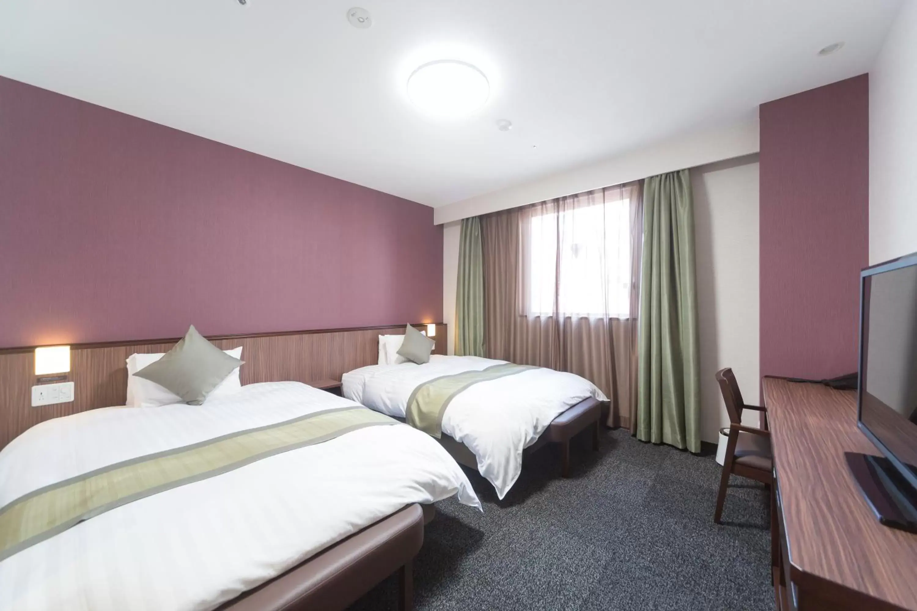 Photo of the whole room, Bed in Myoujin-no-Yu Dormy Inn Premium Kanda