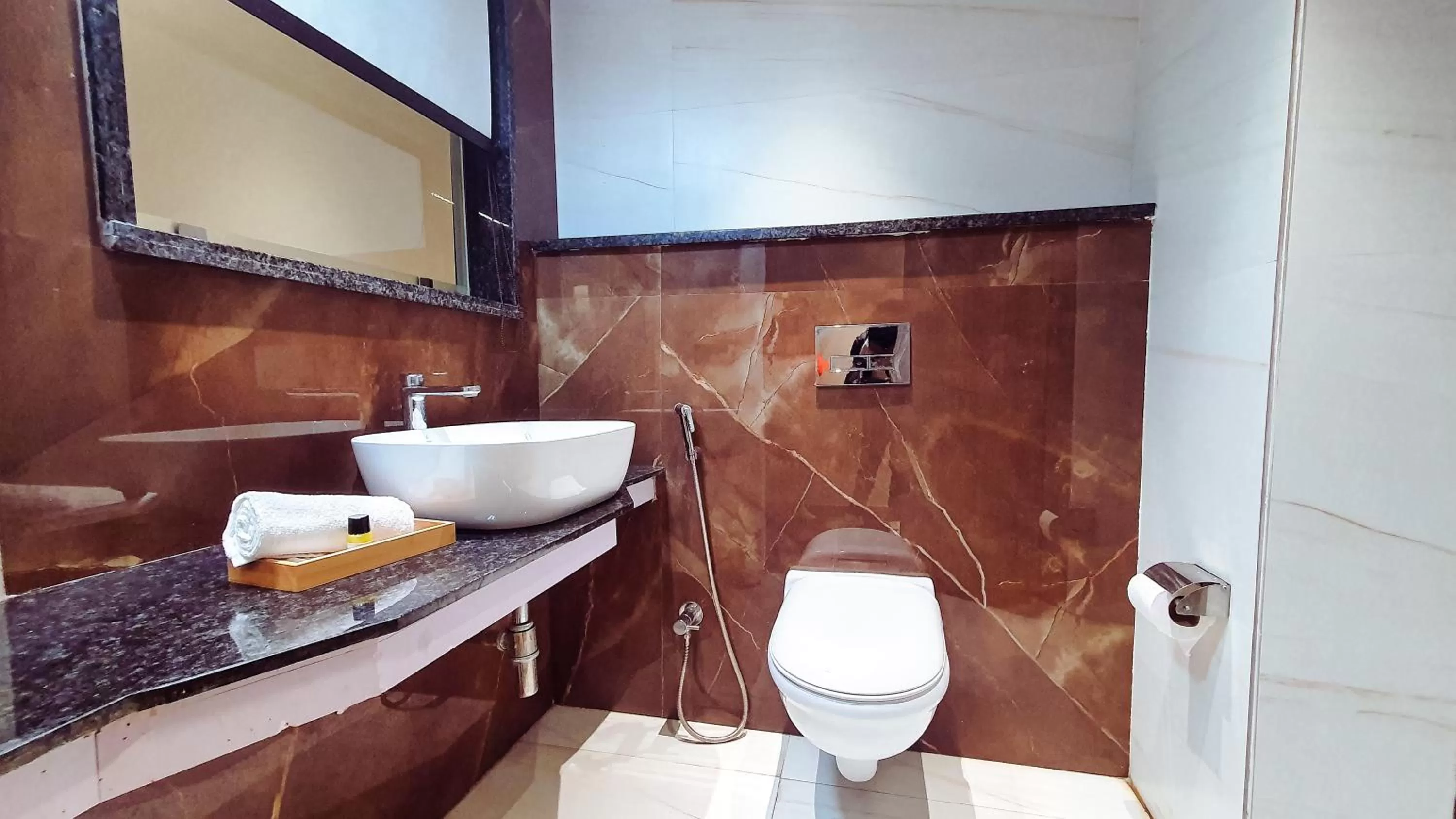 Shower in Aura Rooms