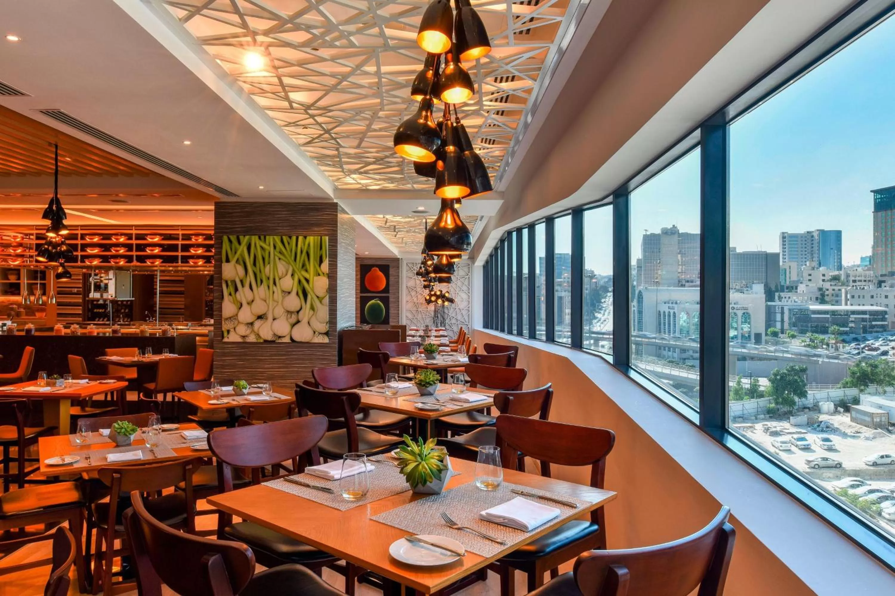 Restaurant/places to eat in W Amman Hotel