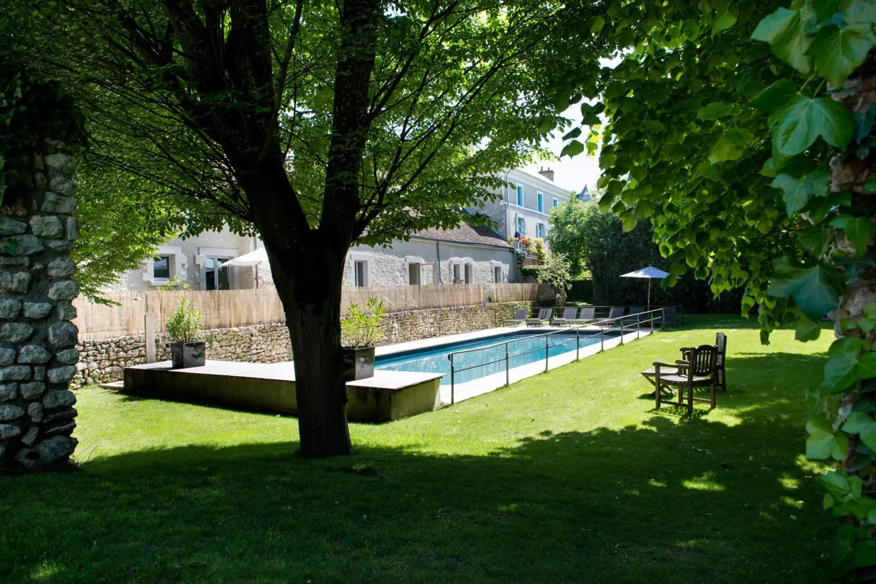 Garden, Swimming Pool in L'écu de Bretagne