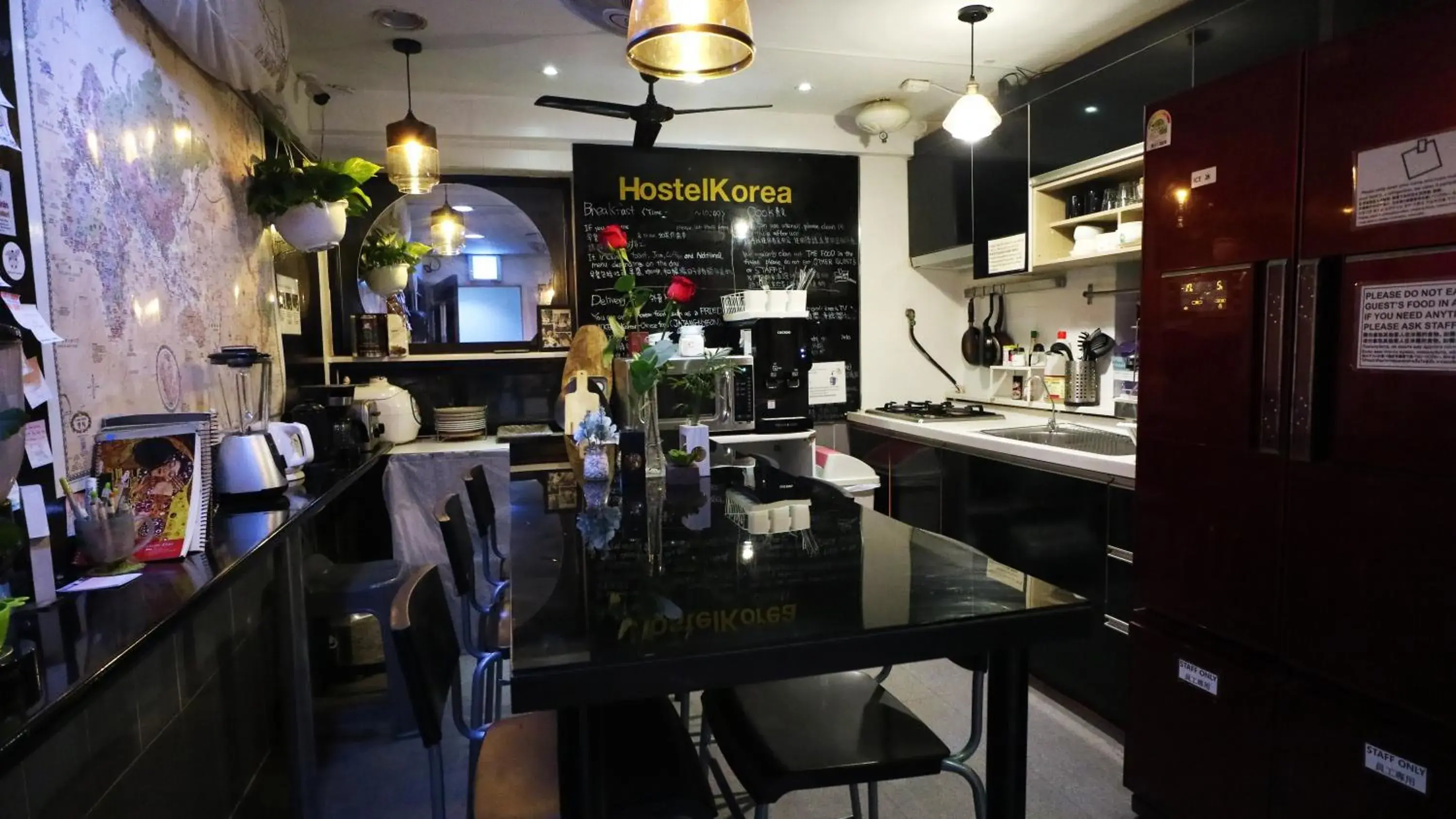 Lounge or bar, Restaurant/Places to Eat in Hostel Korea Original